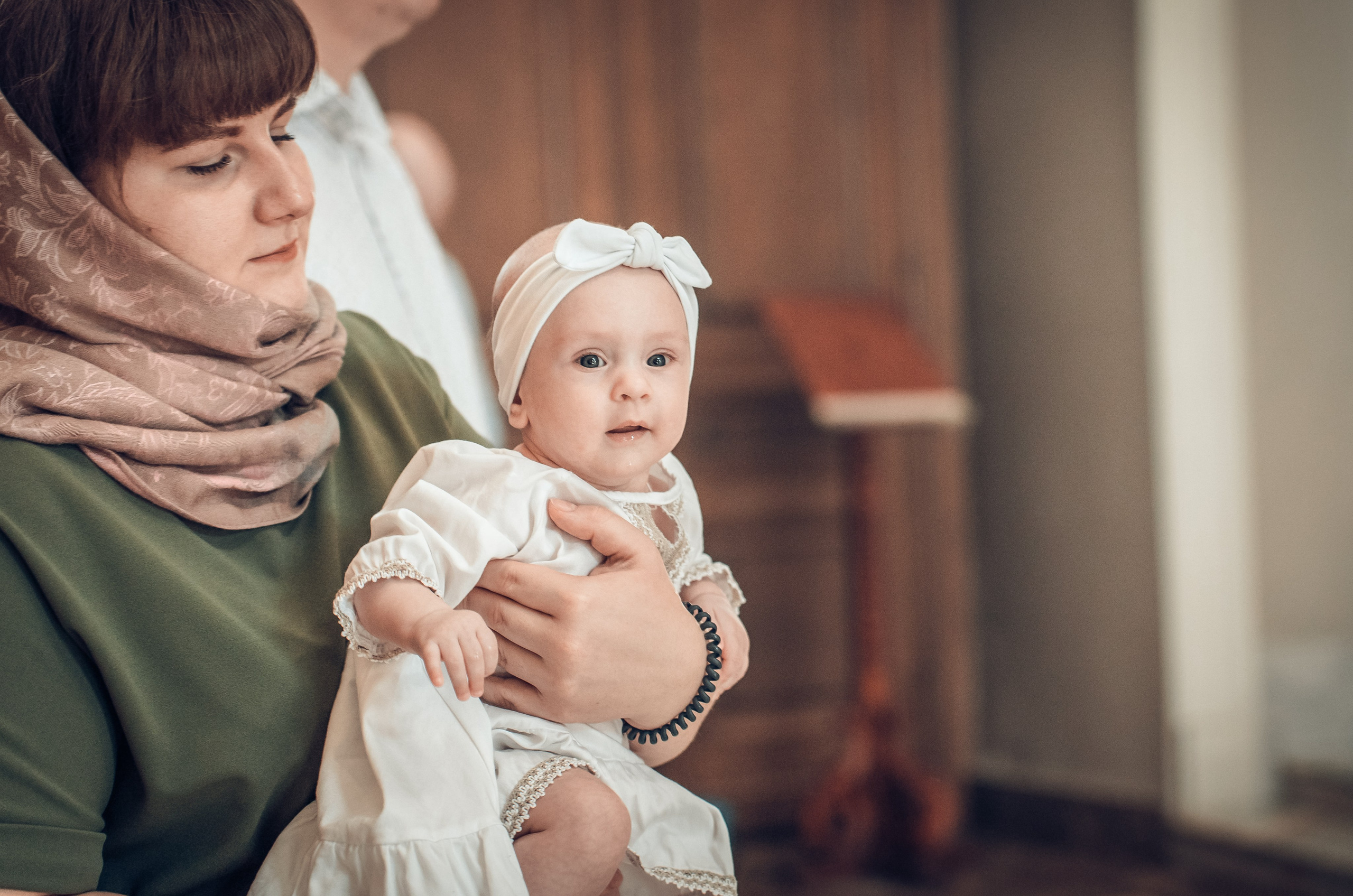 Крещение Ксении в храме Петра и Павла. Фотограф на Крещение Тула и Венчание в Туле, детский и семейный фотограф