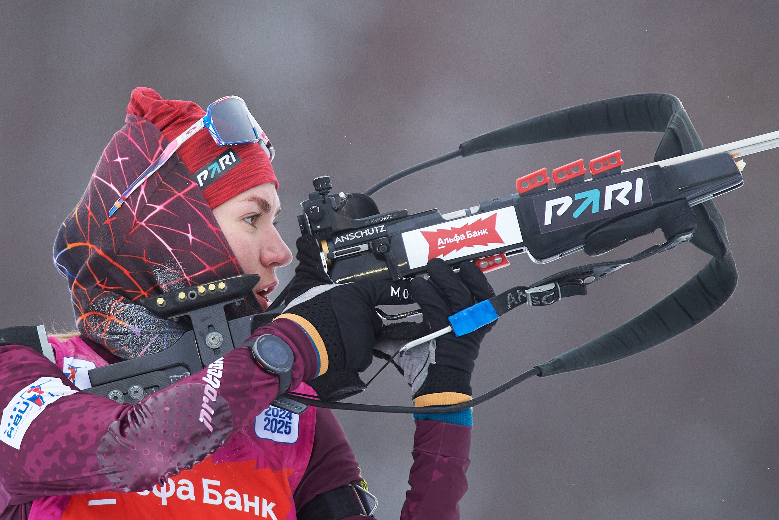 Биатлон. Чемпионат России — 2024/2025, 3-й этап, Ижевск. Ижевская винтовка. Спортивный репортажный фотограф в Ижевске Сергей Мерзляков