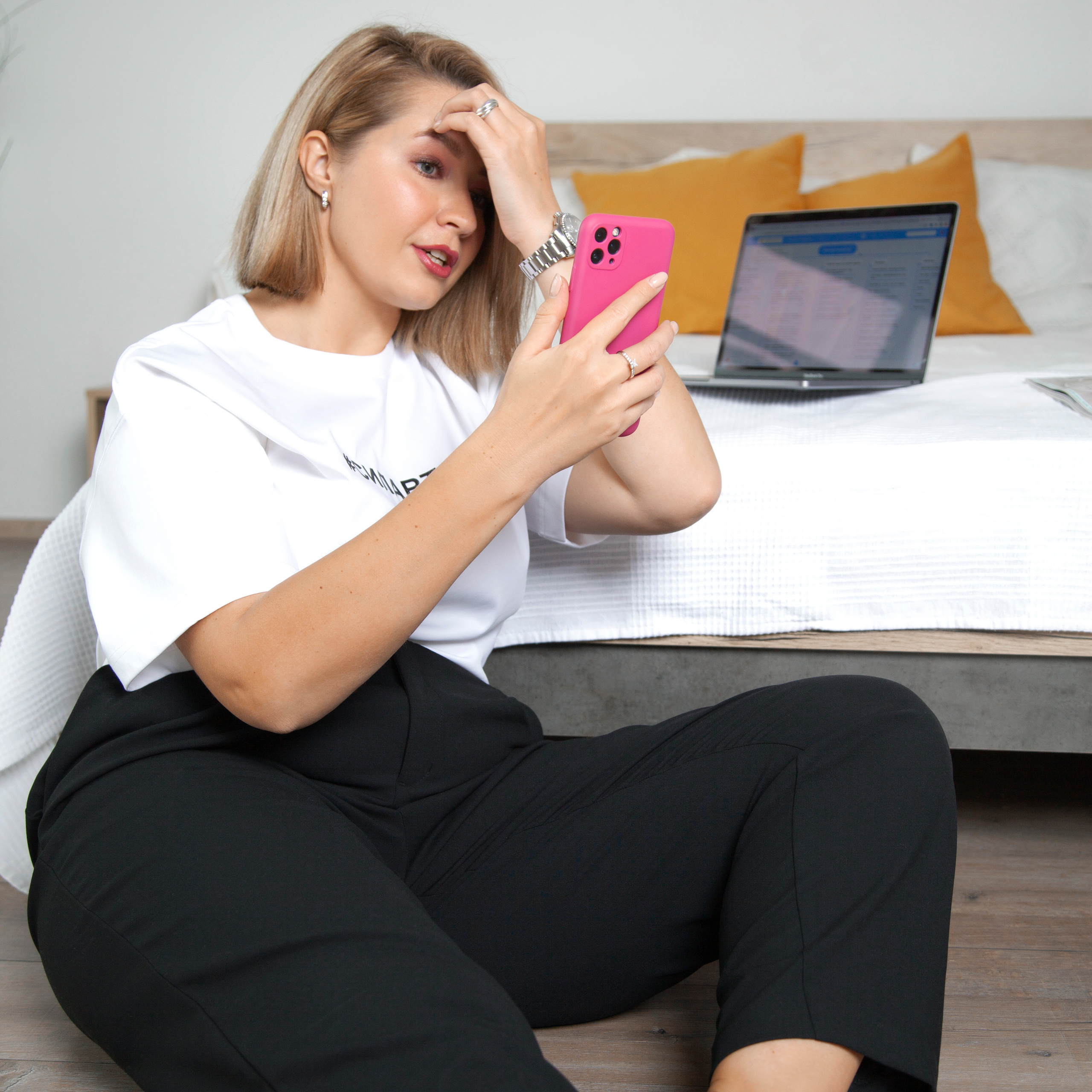Тематическая фотосессия стилиста в студии. Контент фотограф в Москве и области Елена Кулакова