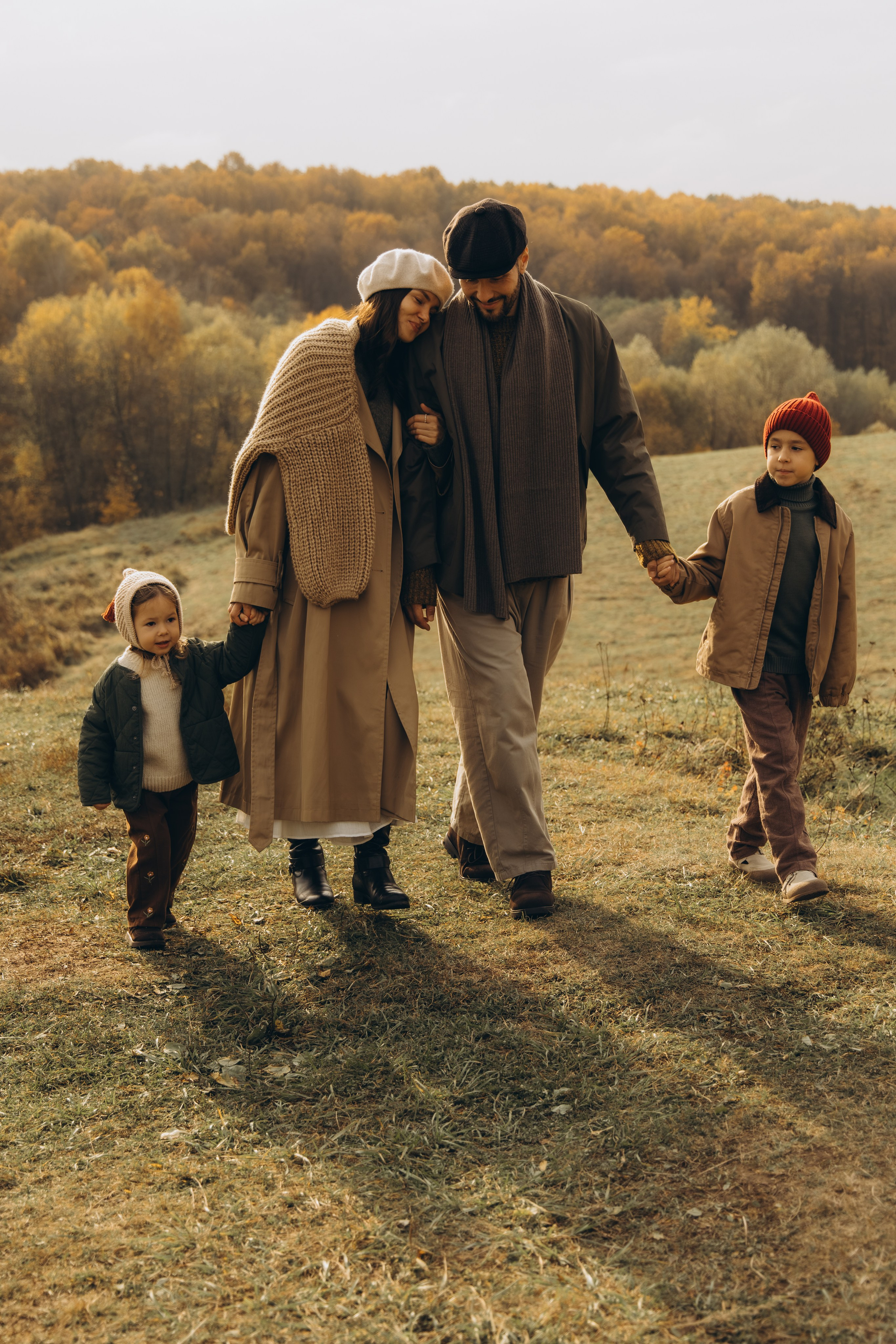 Теплая осенняя история. Семейный фотограф в Москве Лоншакова Кристина