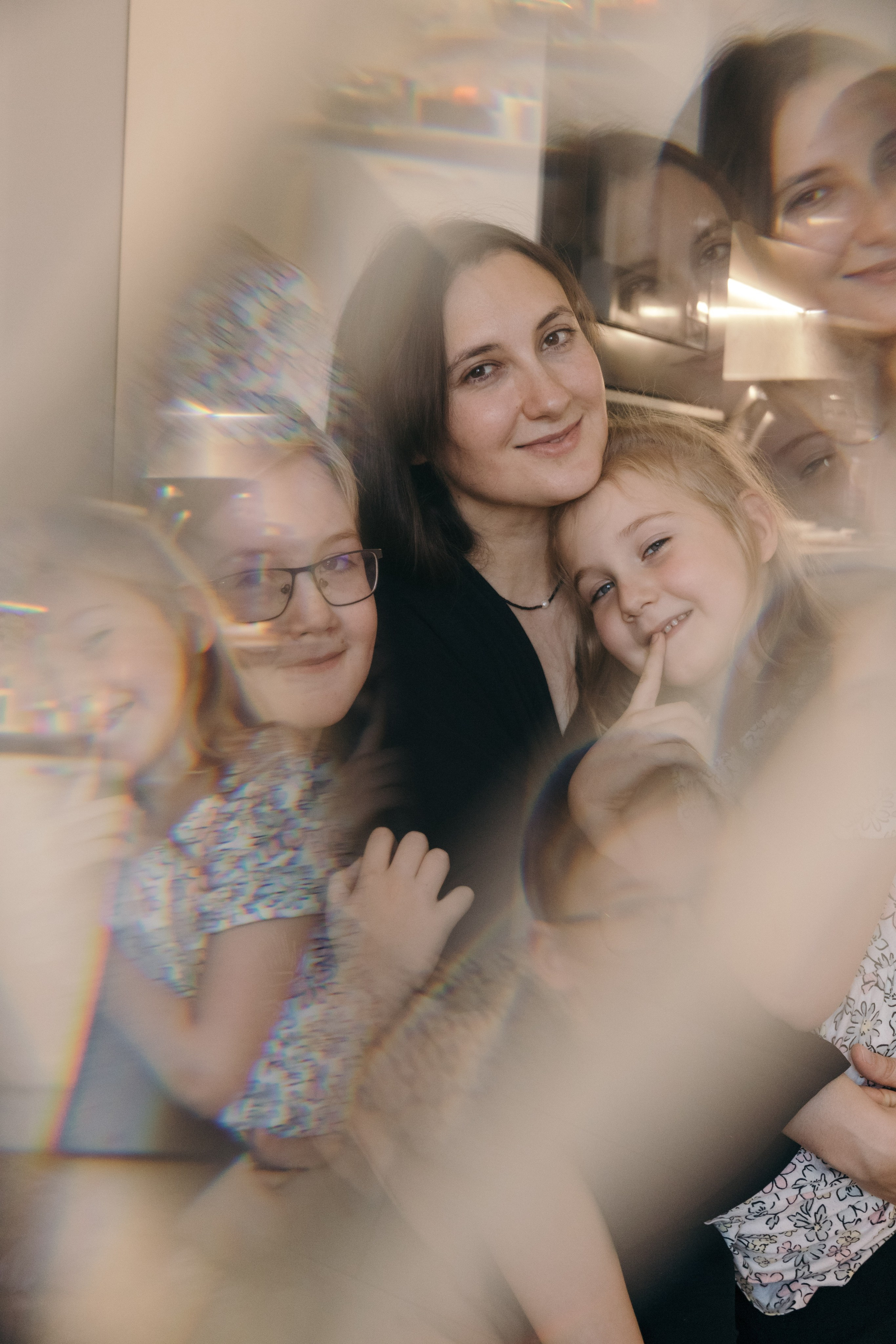 Семья и кошки. Фотограф Елена Балакина (Челябинск)