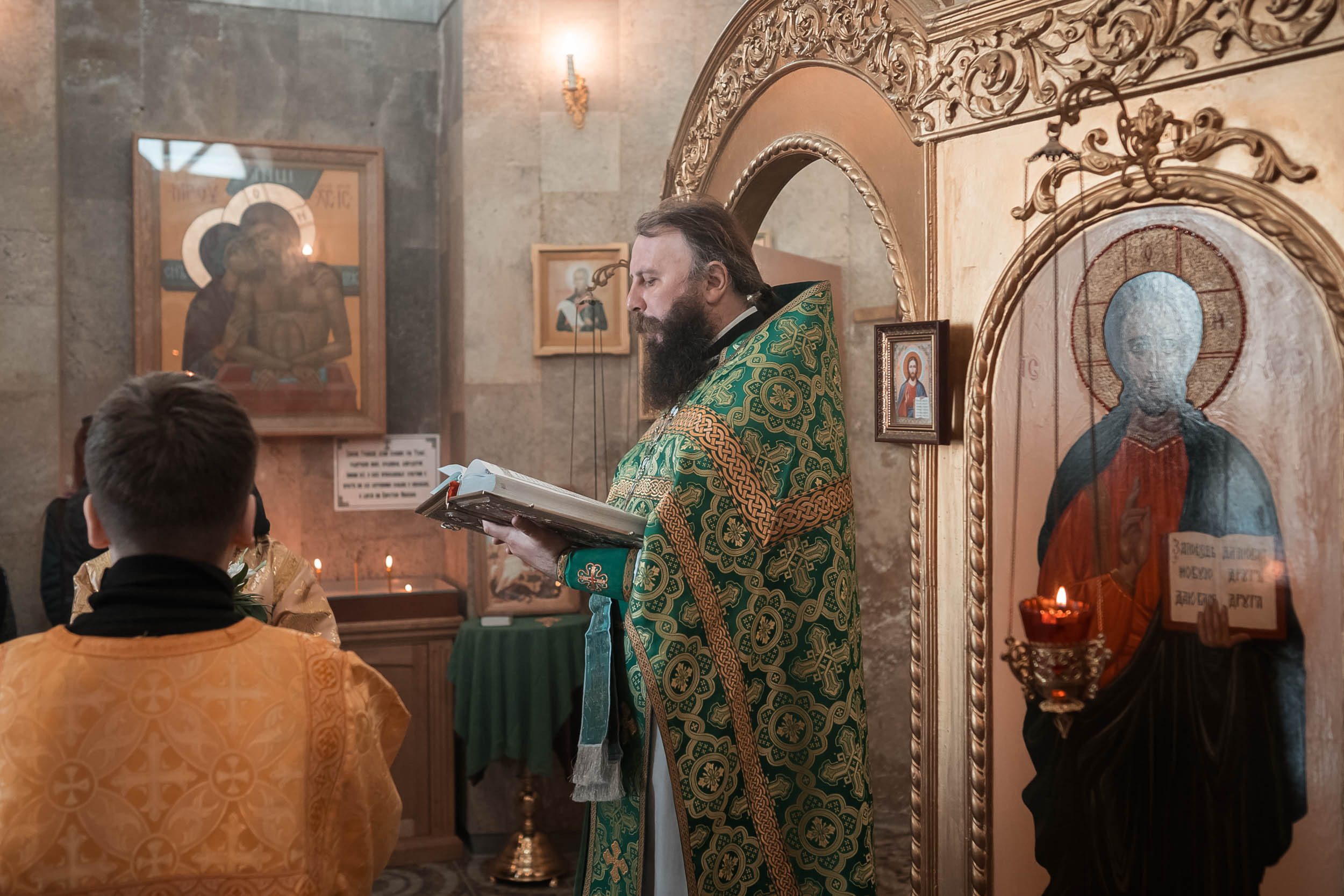 Вход Господень в Иерусалим в храме вмч. Георгия Победоносца г. Севастополь. Церковный фотограф Севастополь