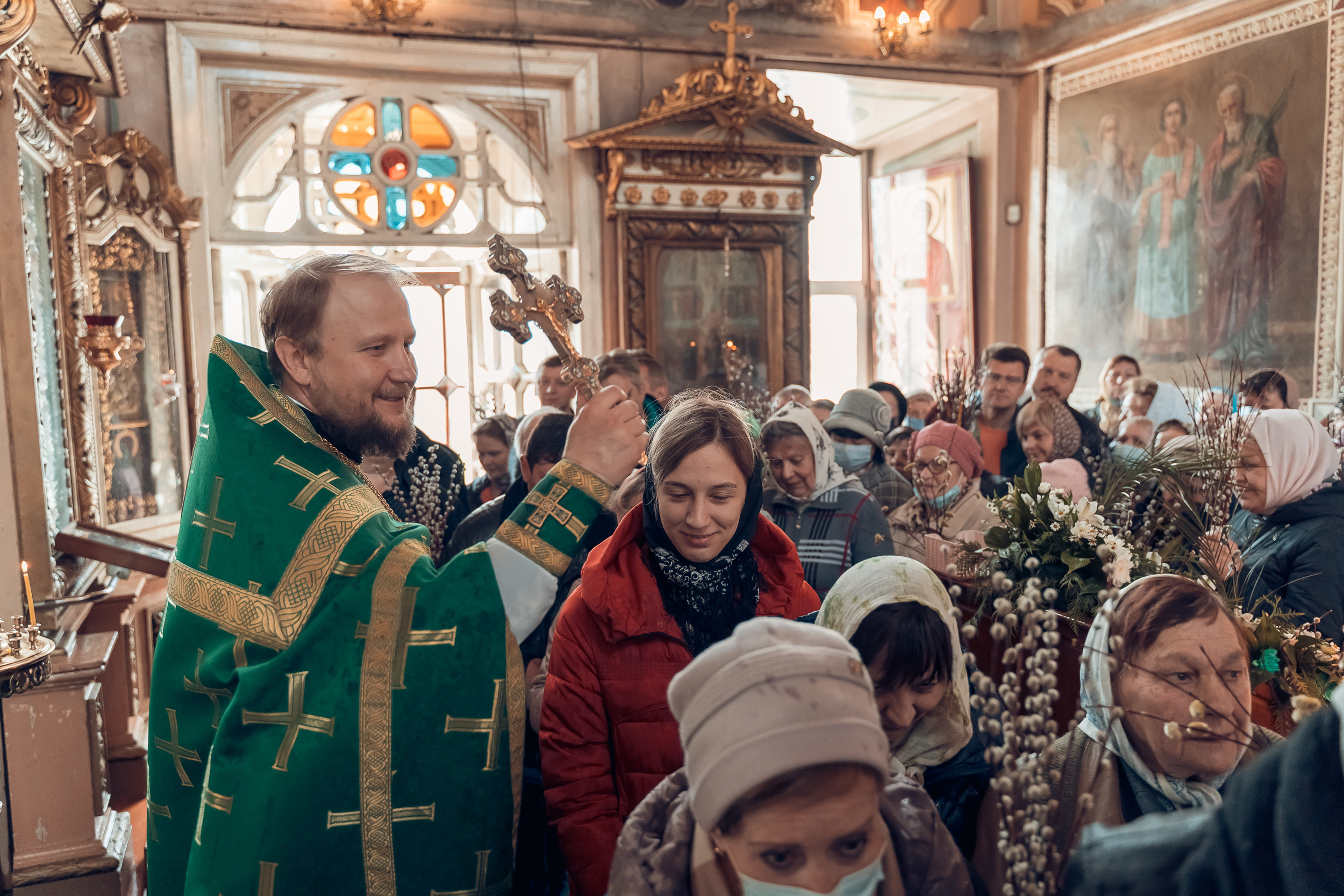 Вход Господень в Иерусалим в храме Димитрия Солунского г. Тула. Церковный фотограф Севастополь