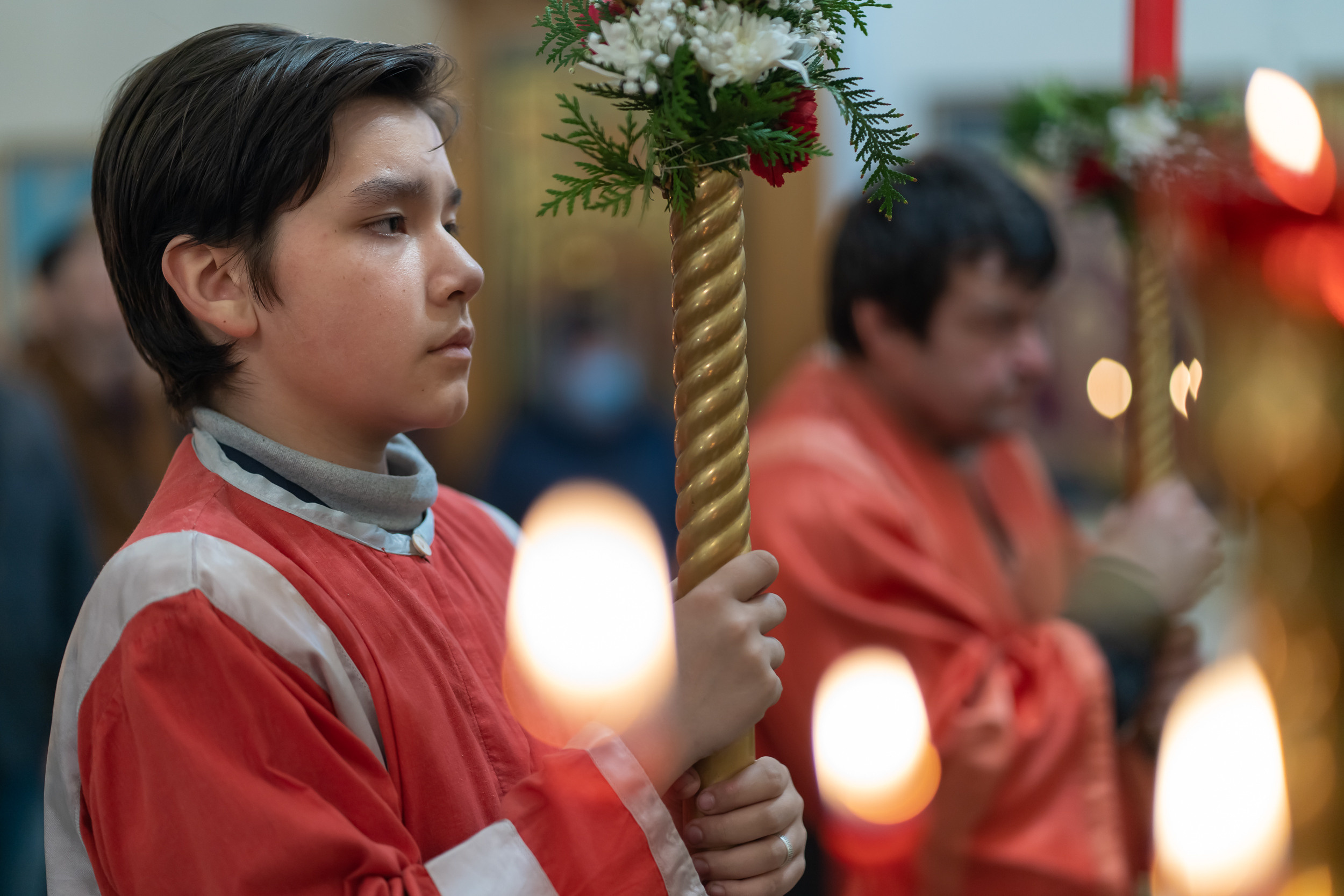 Пасха в Храме Всех Святых в земли Русской мкрн. Северо-Задонск Тульская область. Церковный фотограф Севастополь