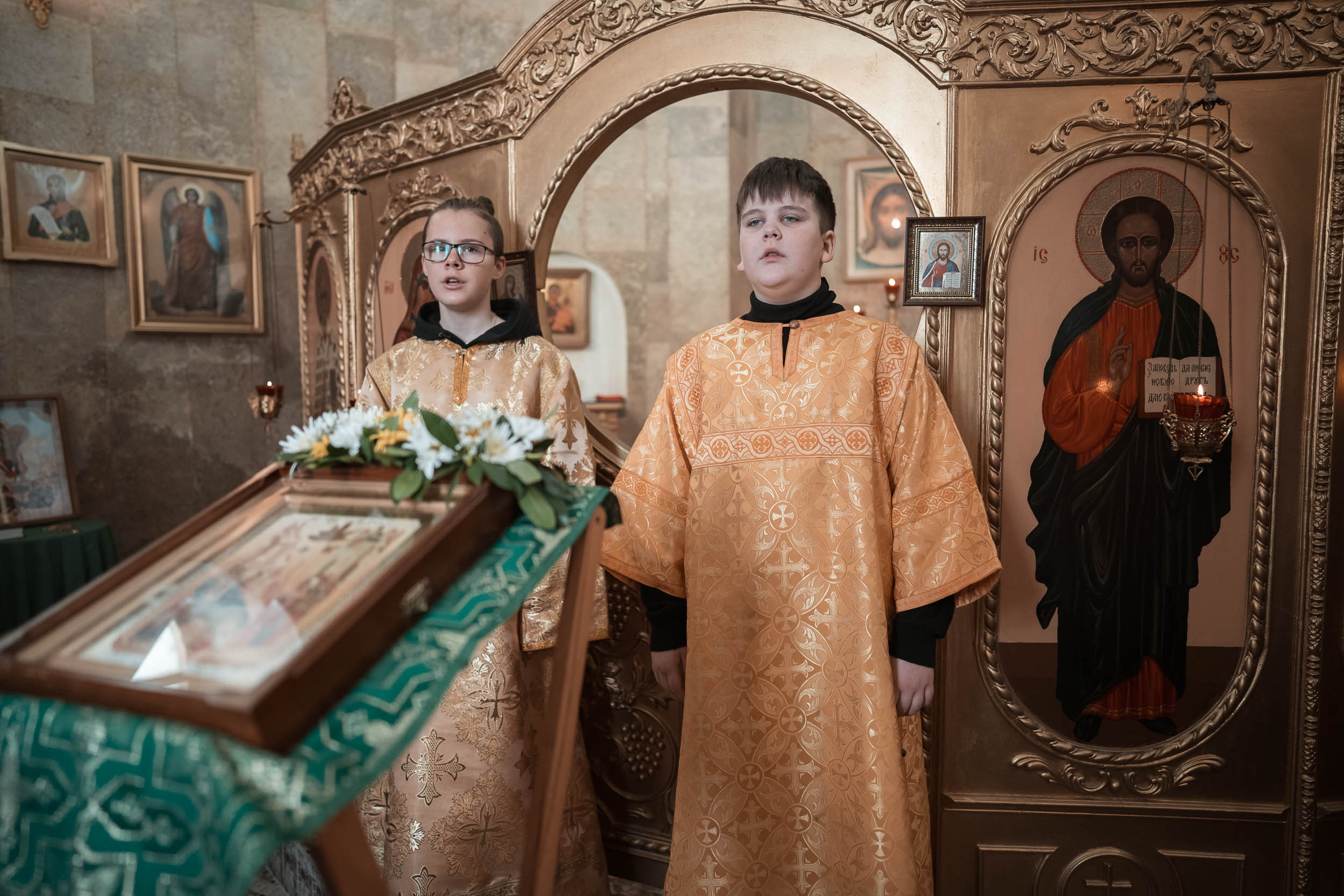 Вход Господень в Иерусалим в храме вмч. Георгия Победоносца г. Севастополь. Церковный фотограф Севастополь