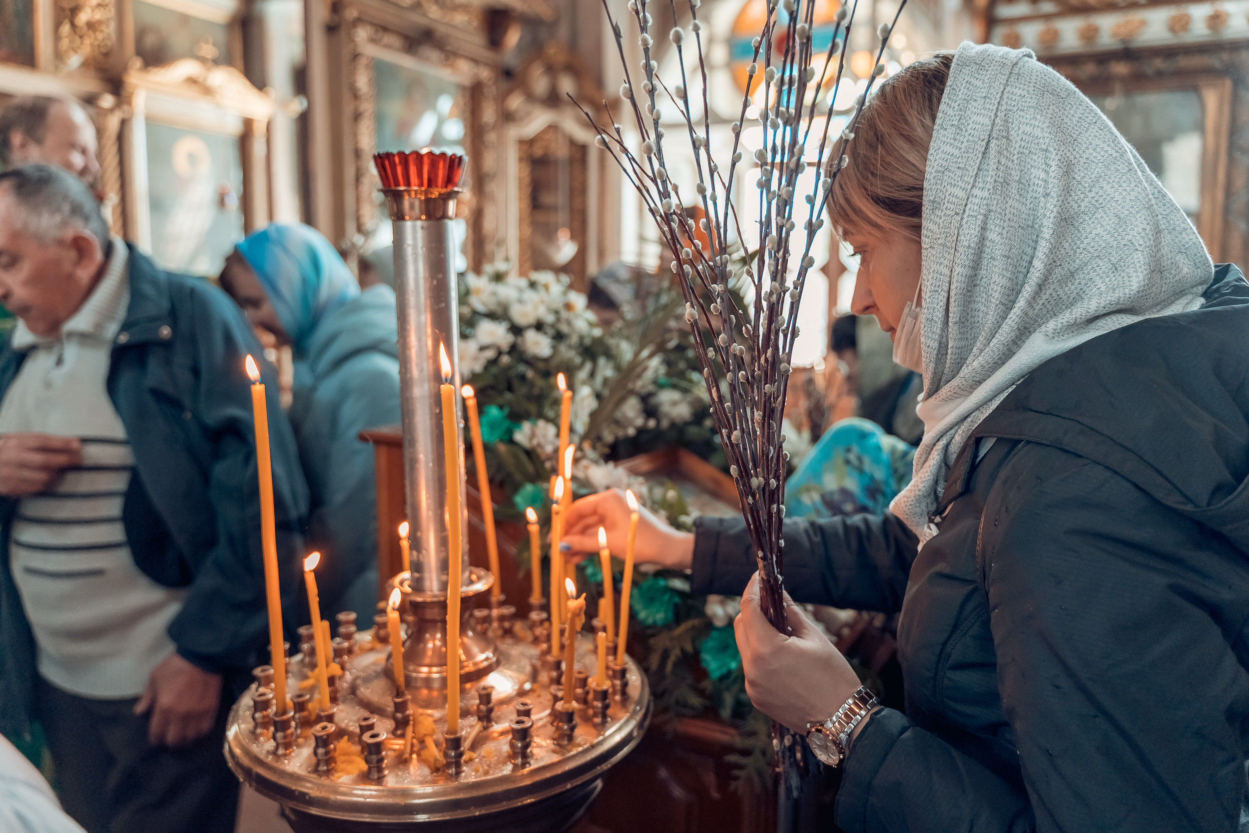 Вход Господень в Иерусалим в храме Димитрия Солунского г. Тула. Церковный фотограф Севастополь