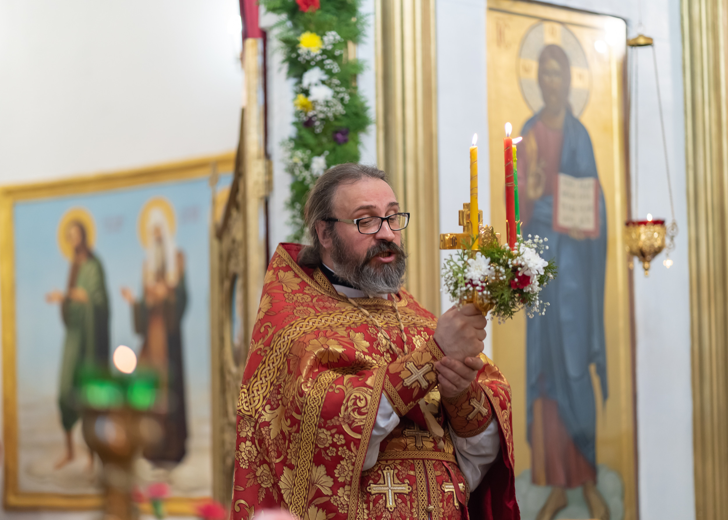 Пасха в Храме Всех Святых в земли Русской мкрн. Северо-Задонск Тульская область. Церковный фотограф Севастополь