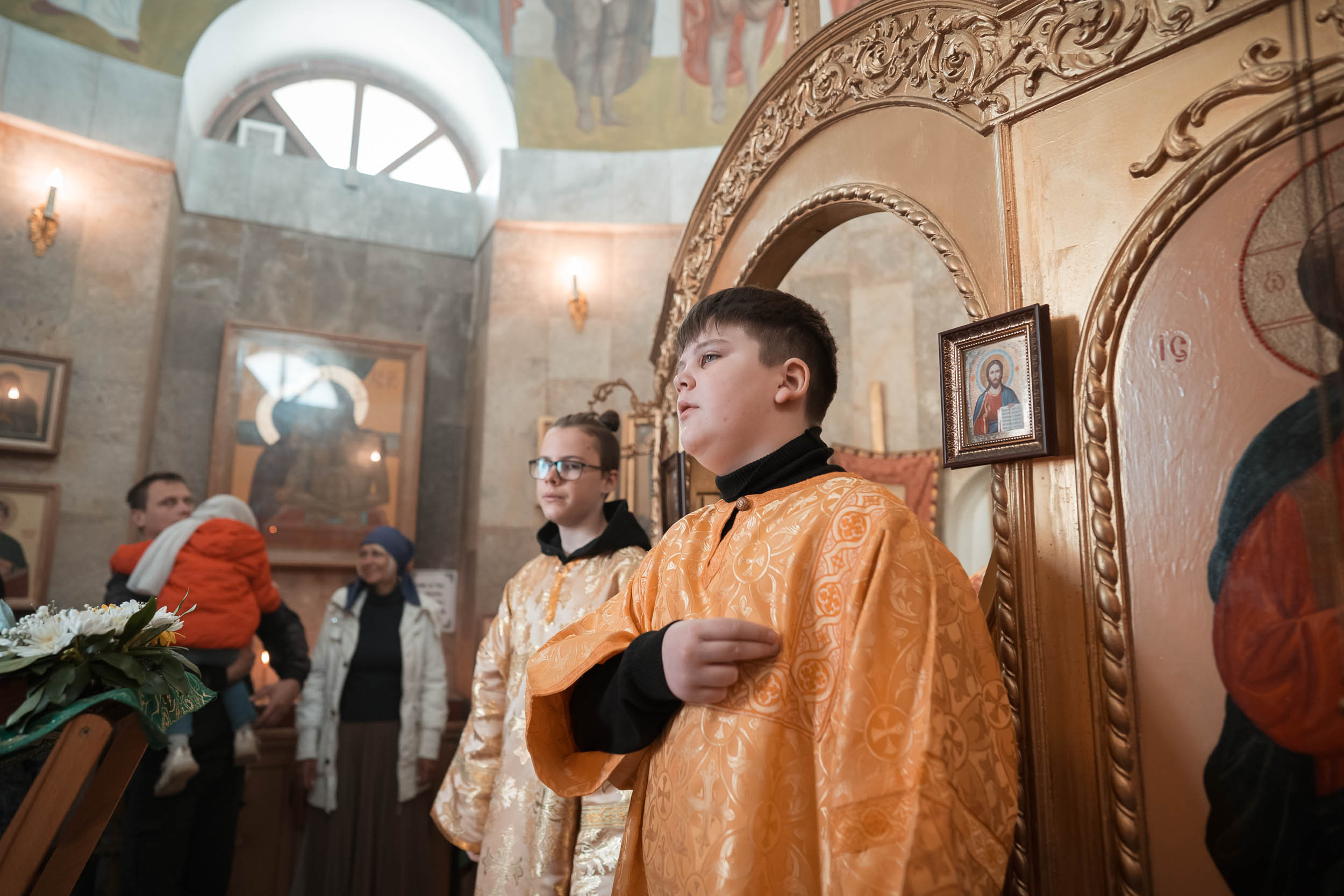 Вход Господень в Иерусалим в храме вмч. Георгия Победоносца г. Севастополь. Церковный фотограф Севастополь