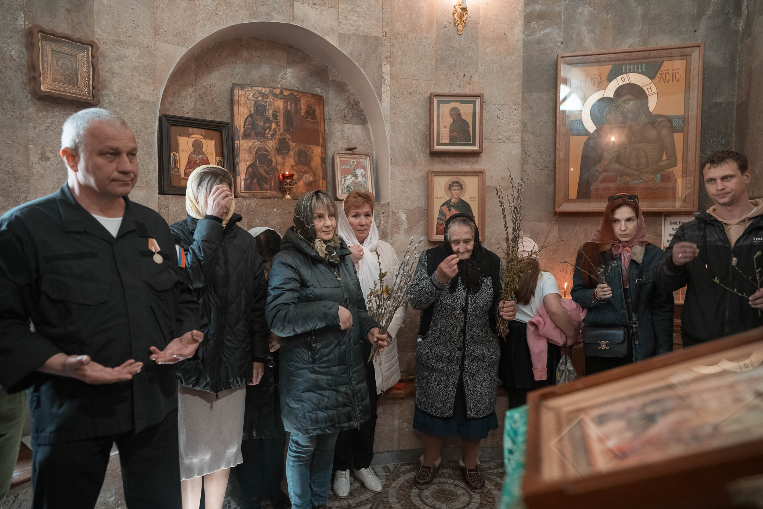 Вход Господень в Иерусалим в храме вмч. Георгия Победоносца г. Севастополь. Церковный фотограф Севастополь