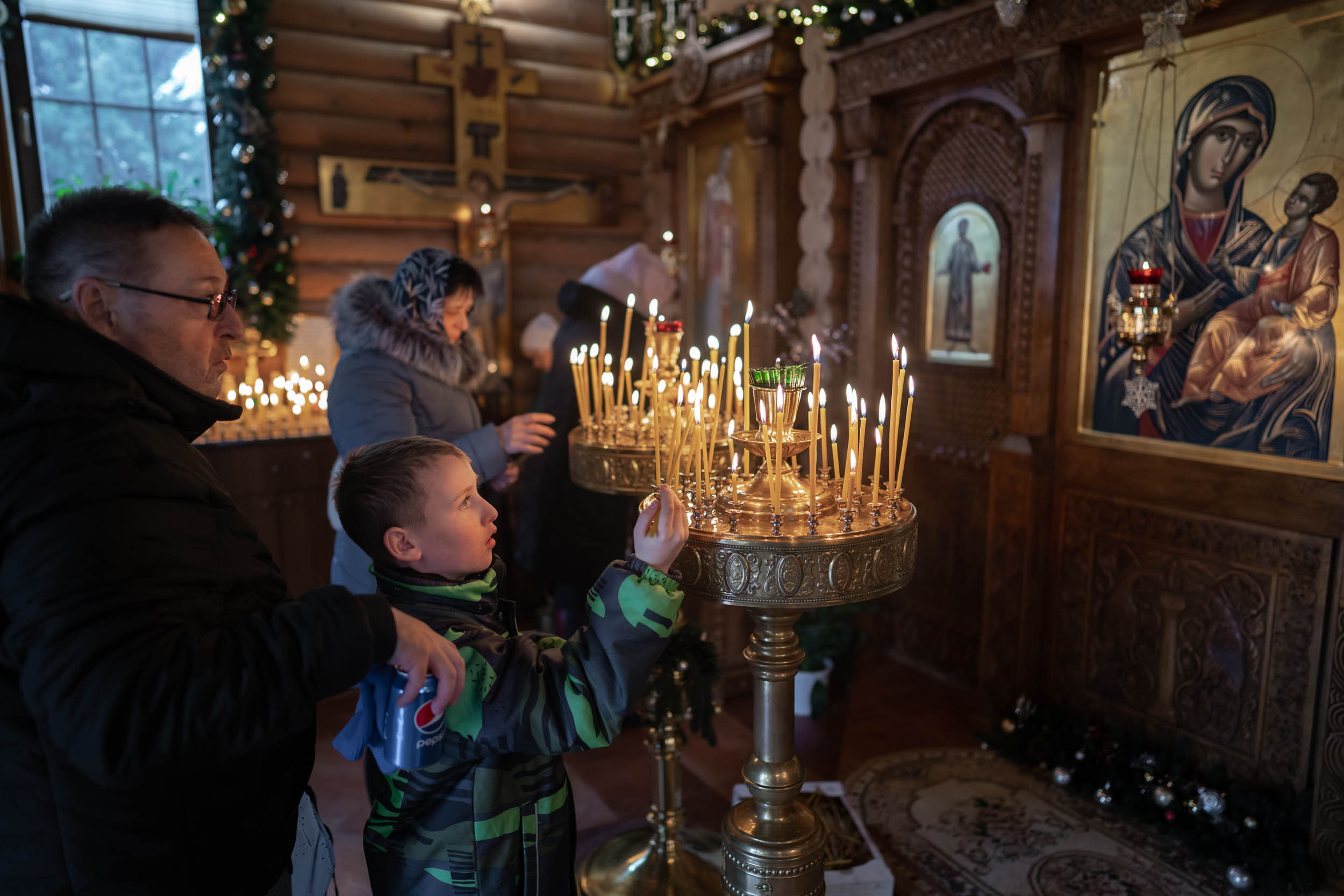 Рождество Христова в храме Сергия Радонежского г. Севастополь. Церковный фотограф Севастополь