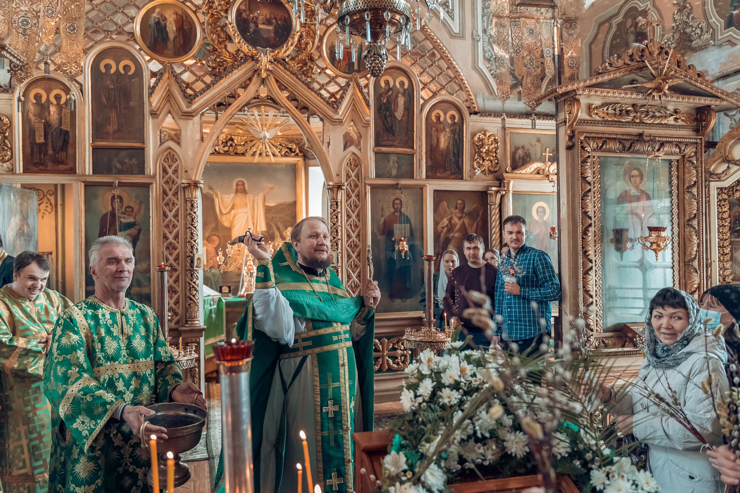Вход Господень в Иерусалим в храме Димитрия Солунского г. Тула. Церковный фотограф Севастополь