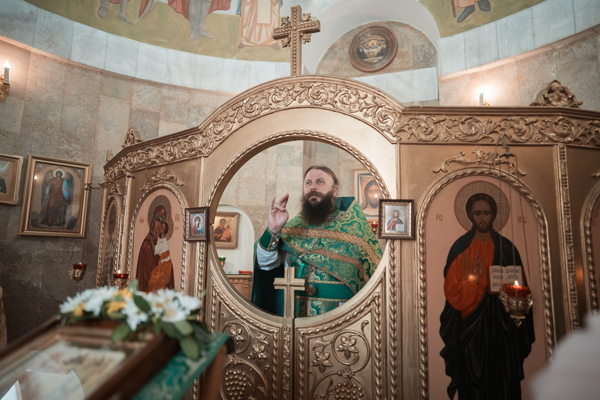 Вход Господень в Иерусалим в храме вмч. Георгия Победоносца г. Севастополь. Церковный фотограф Севастополь