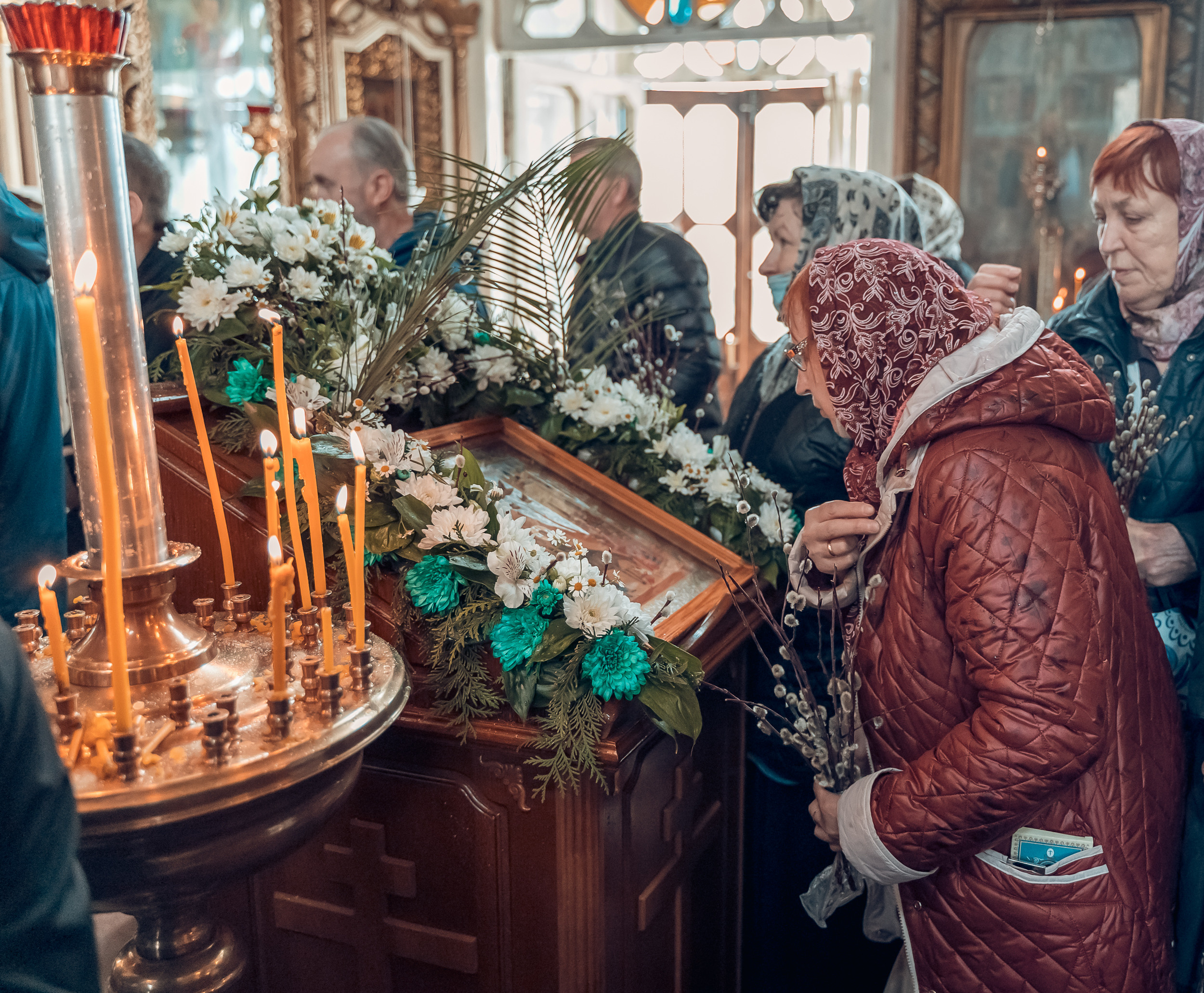 Вход Господень в Иерусалим в храме Димитрия Солунского г. Тула. Церковный фотограф Севастополь