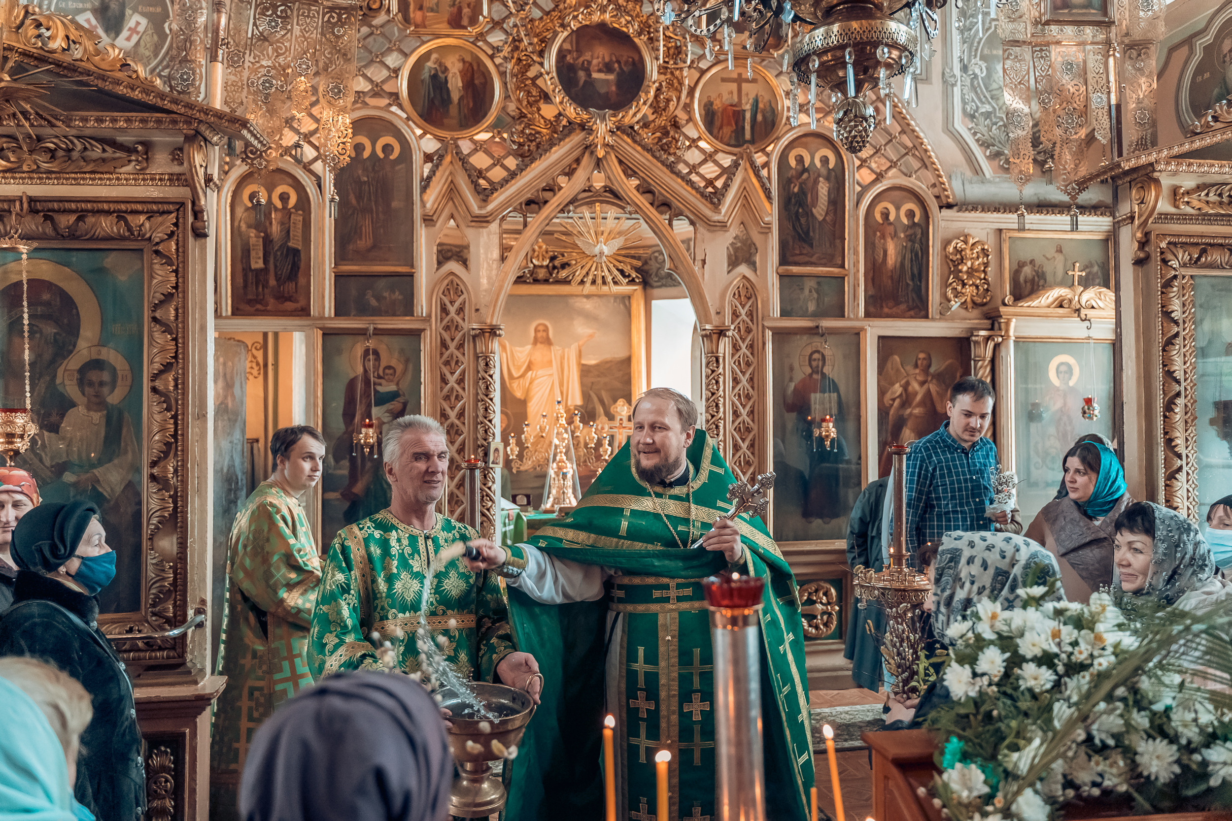 Вход Господень в Иерусалим в храме Димитрия Солунского г. Тула. Церковный фотограф Севастополь