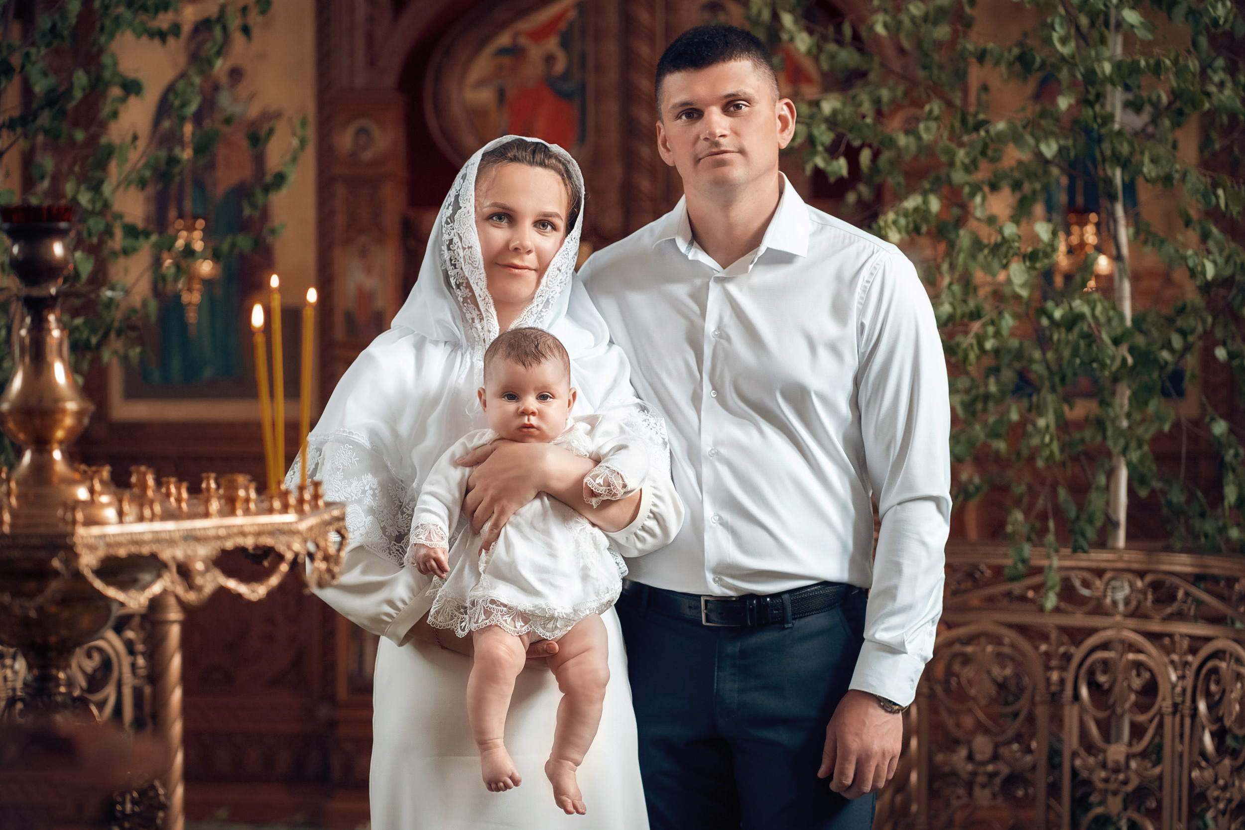 Крещение в Свято — Покровском храме с. Новопокровское. Церковный фотограф Севастополь