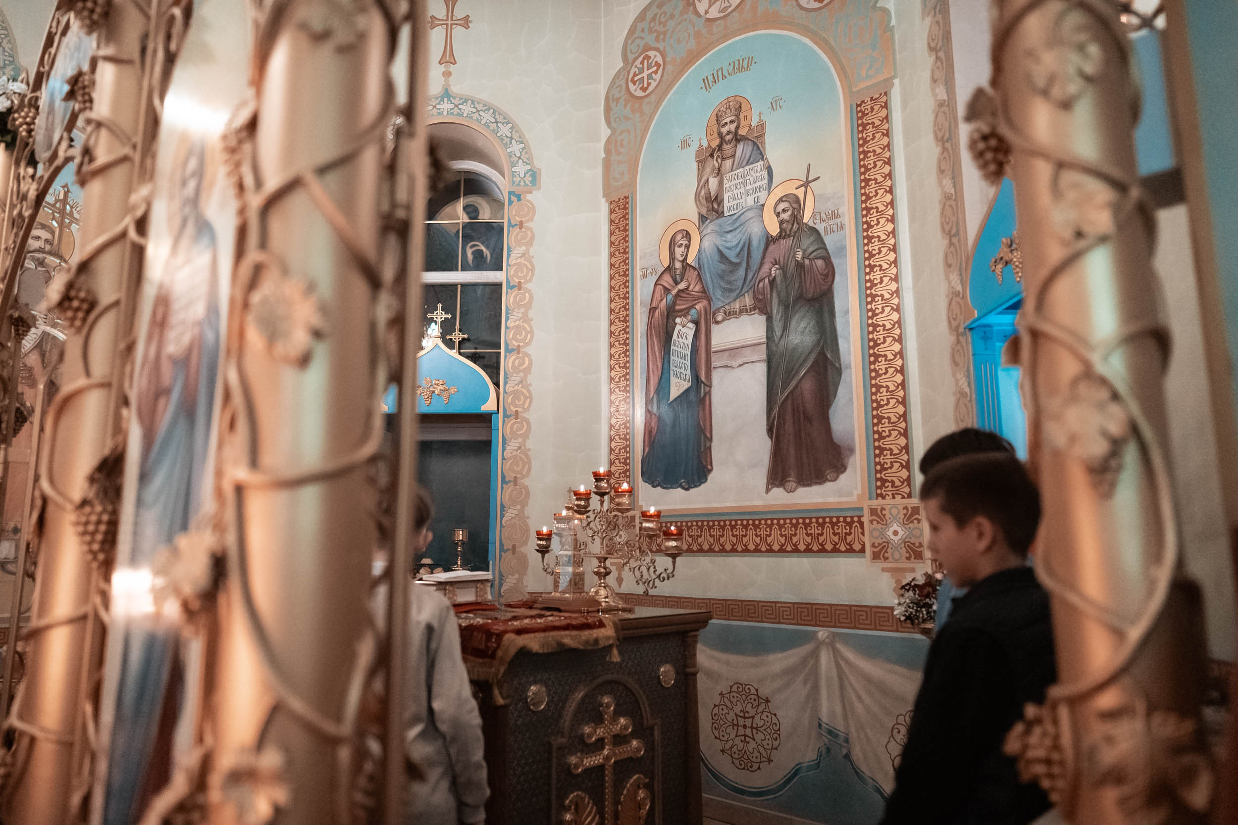 Пасха в храме апостола Андрея Первозванного г. Севастополь. Церковный фотограф Севастополь