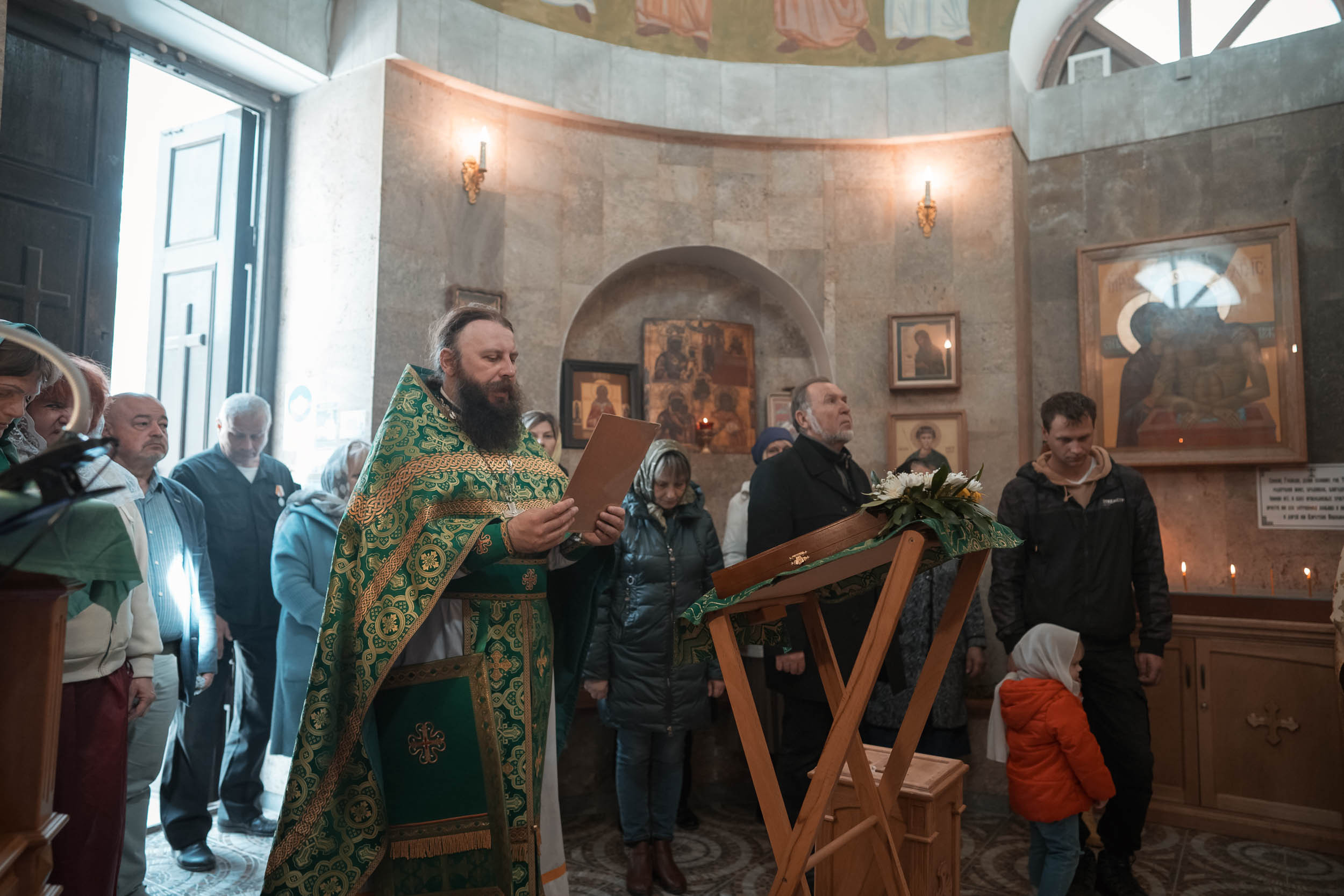 Вход Господень в Иерусалим в храме вмч. Георгия Победоносца г. Севастополь. Церковный фотограф Севастополь
