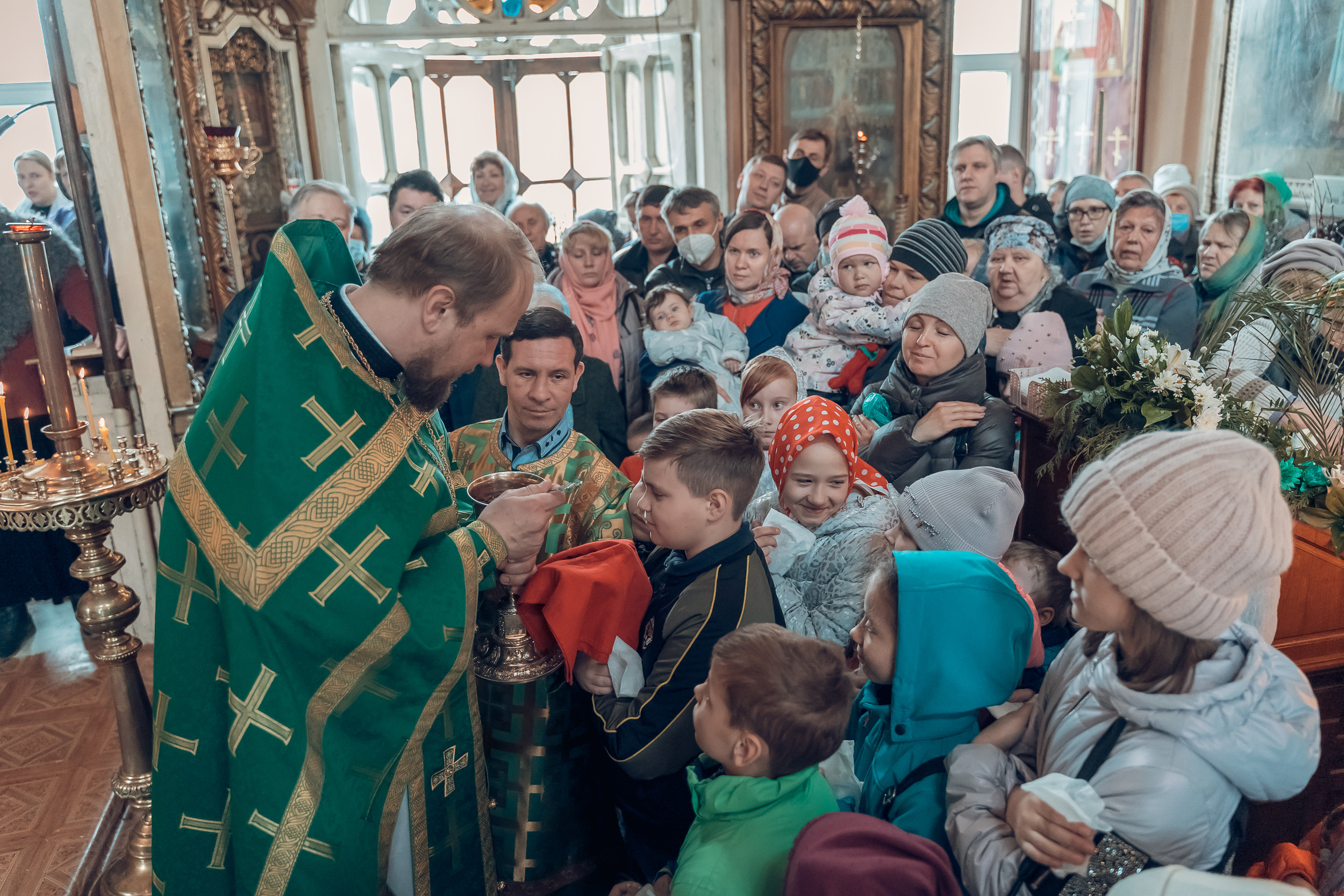 Вход Господень в Иерусалим в храме Димитрия Солунского г. Тула. Церковный фотограф Севастополь