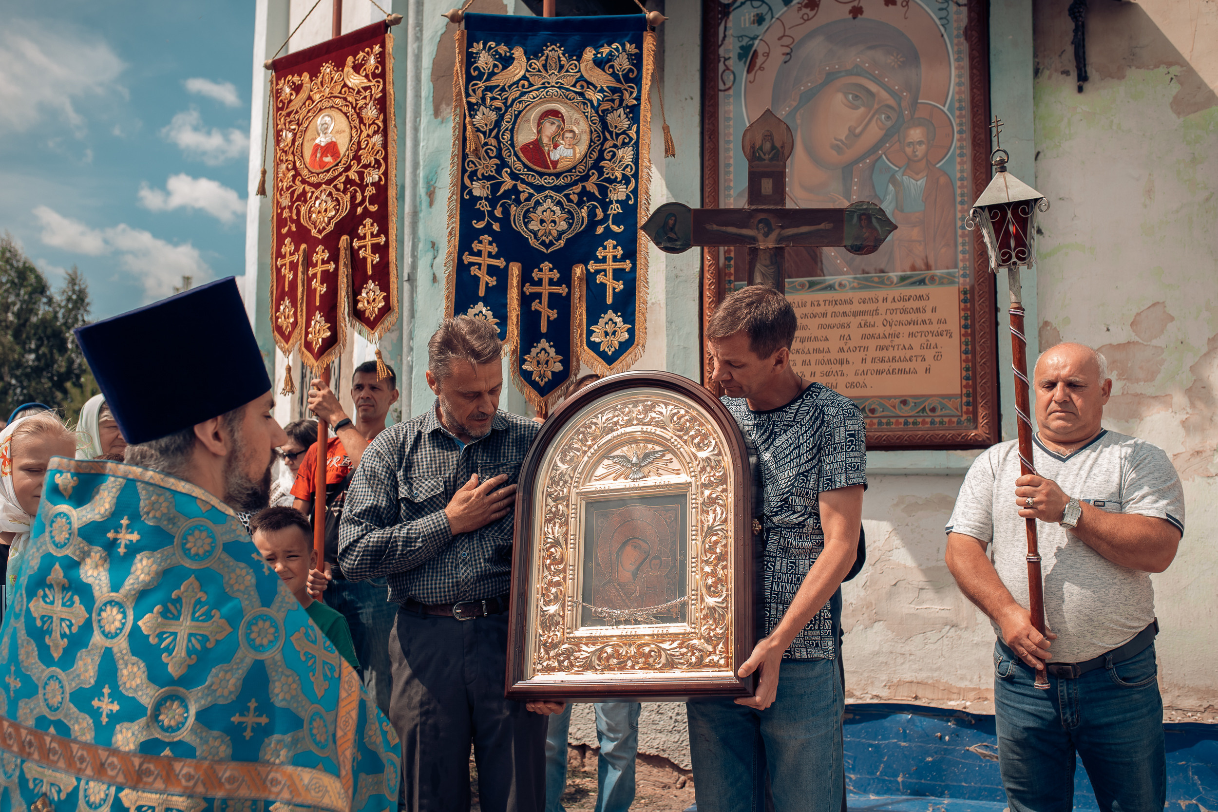 Престольный праздник в Казанском храме с. Иваньково Тульская область. Церковный фотограф Севастополь