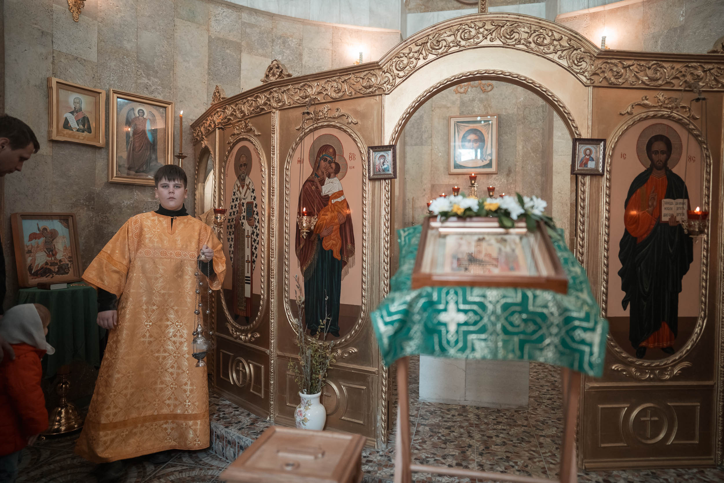 Вход Господень в Иерусалим в храме вмч. Георгия Победоносца г. Севастополь. Церковный фотограф Севастополь