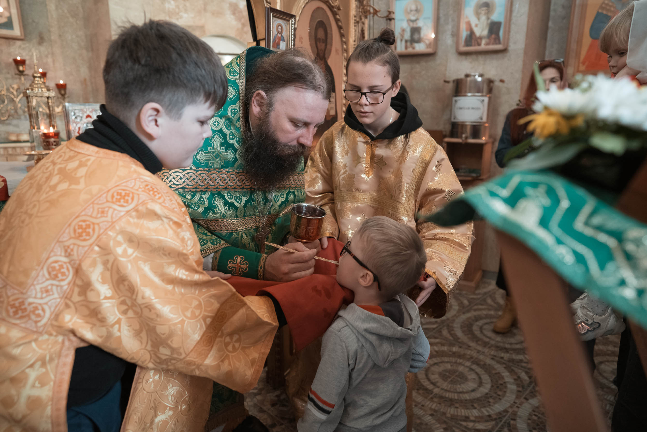 Вход Господень в Иерусалим в храме вмч. Георгия Победоносца г. Севастополь. Церковный фотограф Севастополь