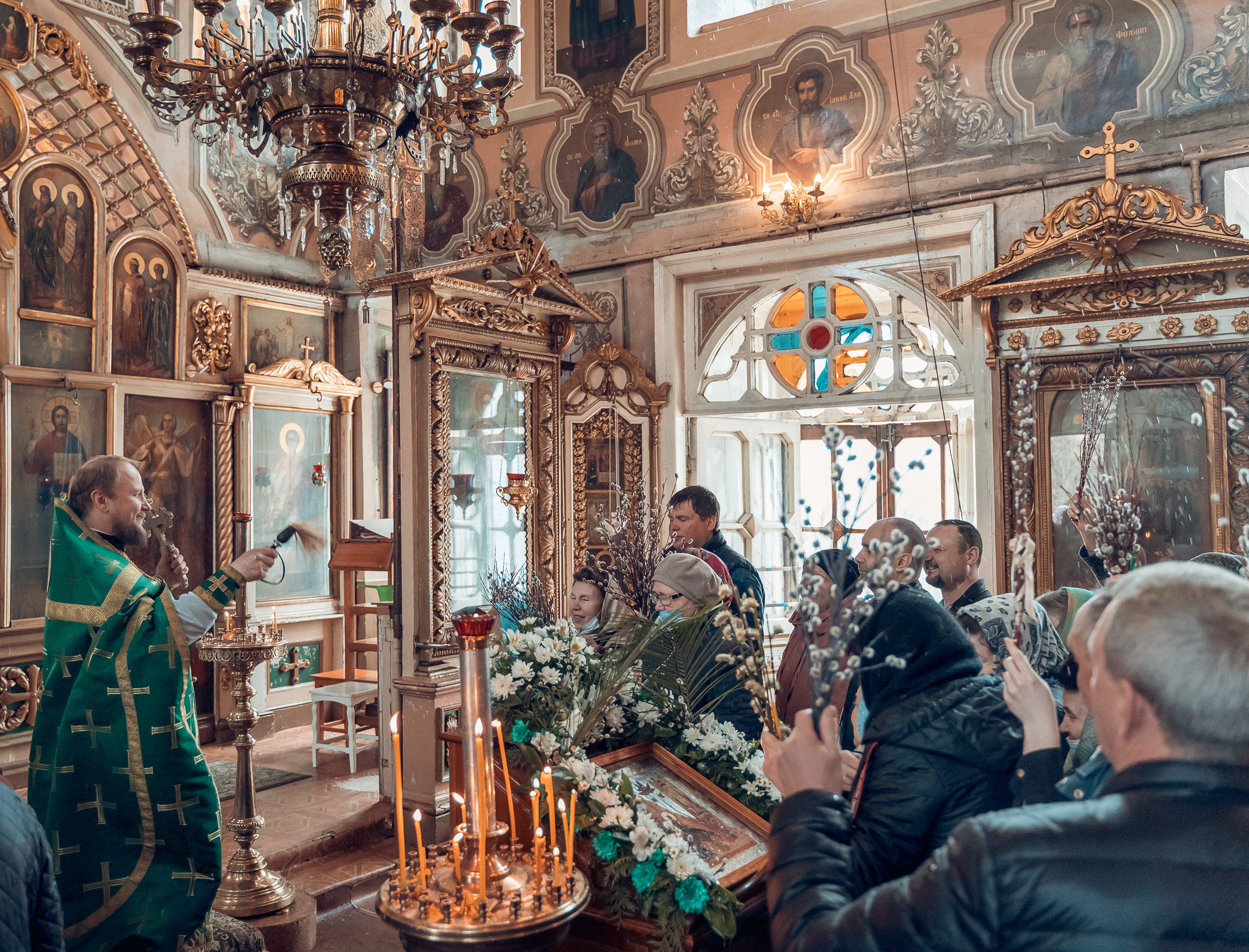 Вход Господень в Иерусалим в храме Димитрия Солунского г. Тула. Церковный фотограф Севастополь
