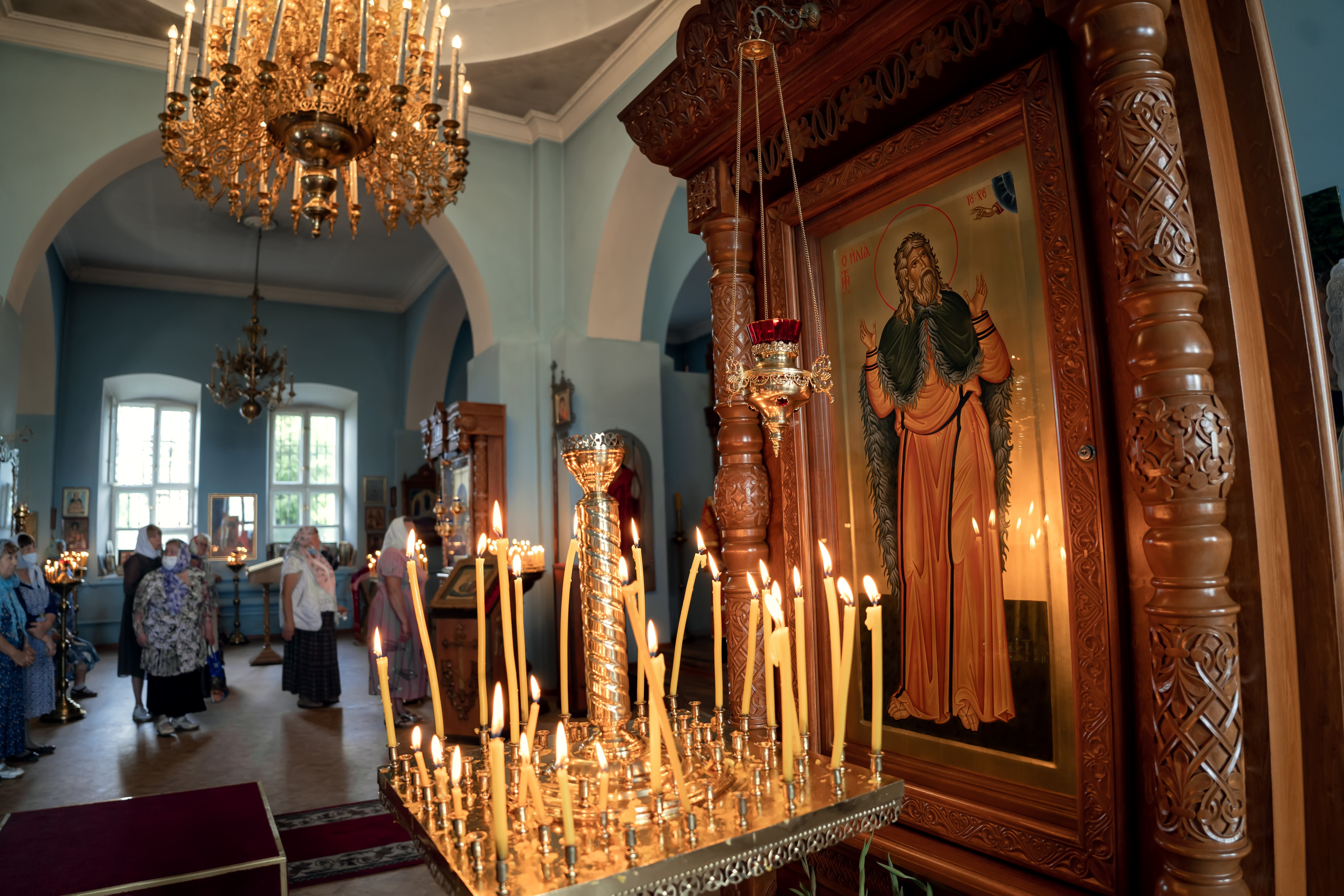 Престольный праздник в Ильинском храме с. Ильинка Тульская область. Церковный фотограф Севастополь