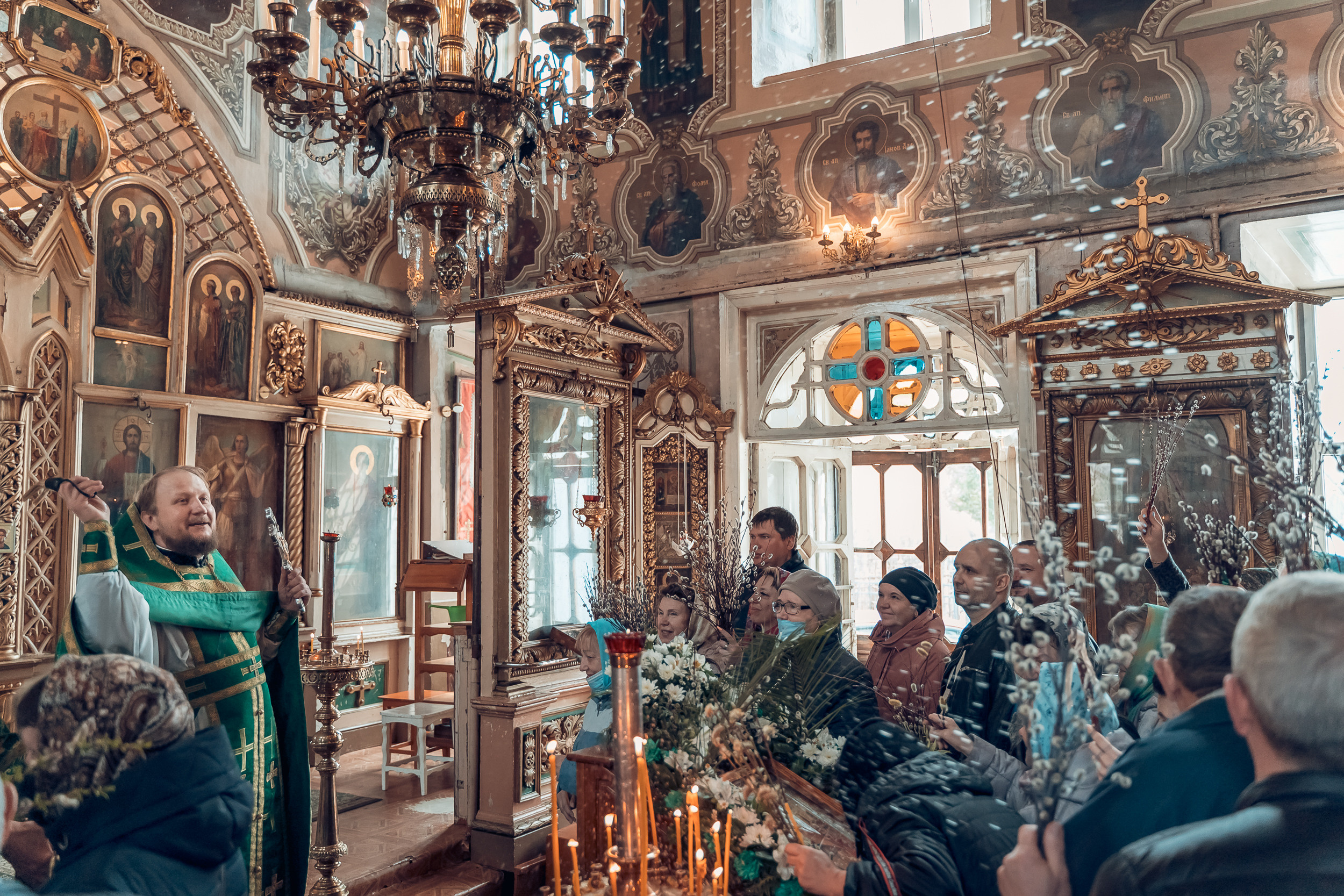 Вход Господень в Иерусалим в храме Димитрия Солунского г. Тула. Церковный фотограф Севастополь