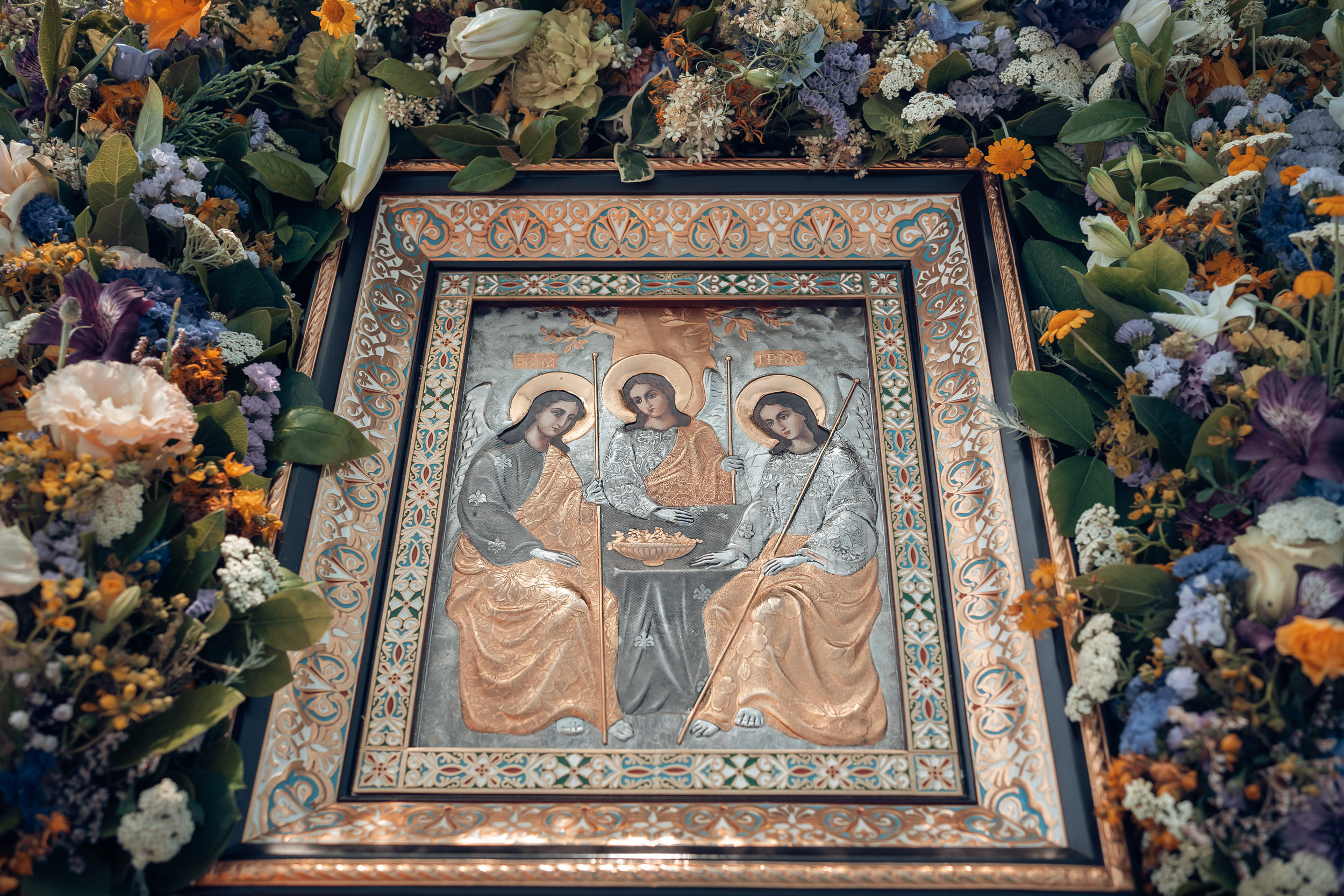 Праздник Святой Троицы в храме Прп. Сергия Радонежского г. Севастополь. Церковный фотограф Севастополь