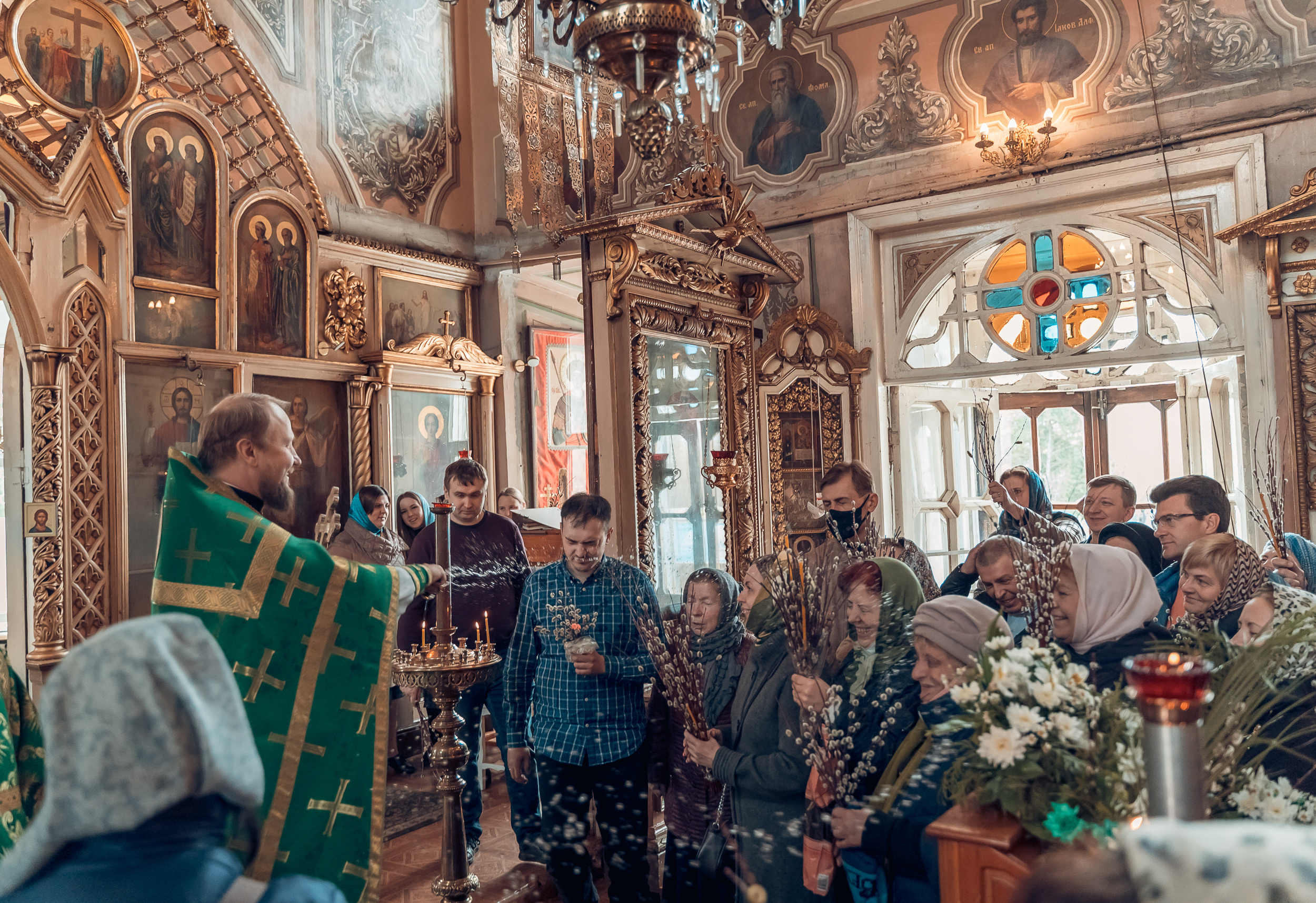 Вход Господень в Иерусалим в храме Димитрия Солунского г. Тула. Церковный фотограф Севастополь