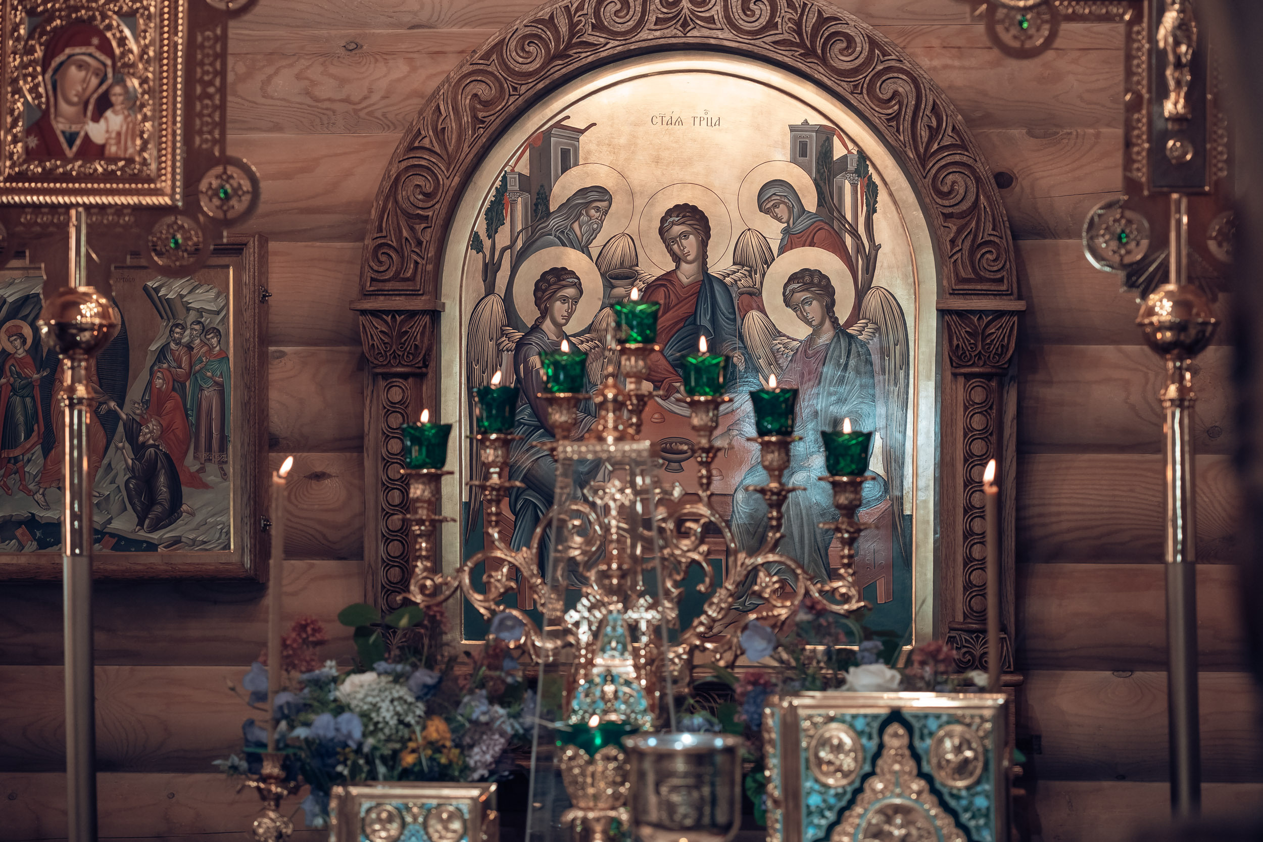 Праздник Святой Троицы в храме Прп. Сергия Радонежского г. Севастополь. Церковный фотограф Севастополь