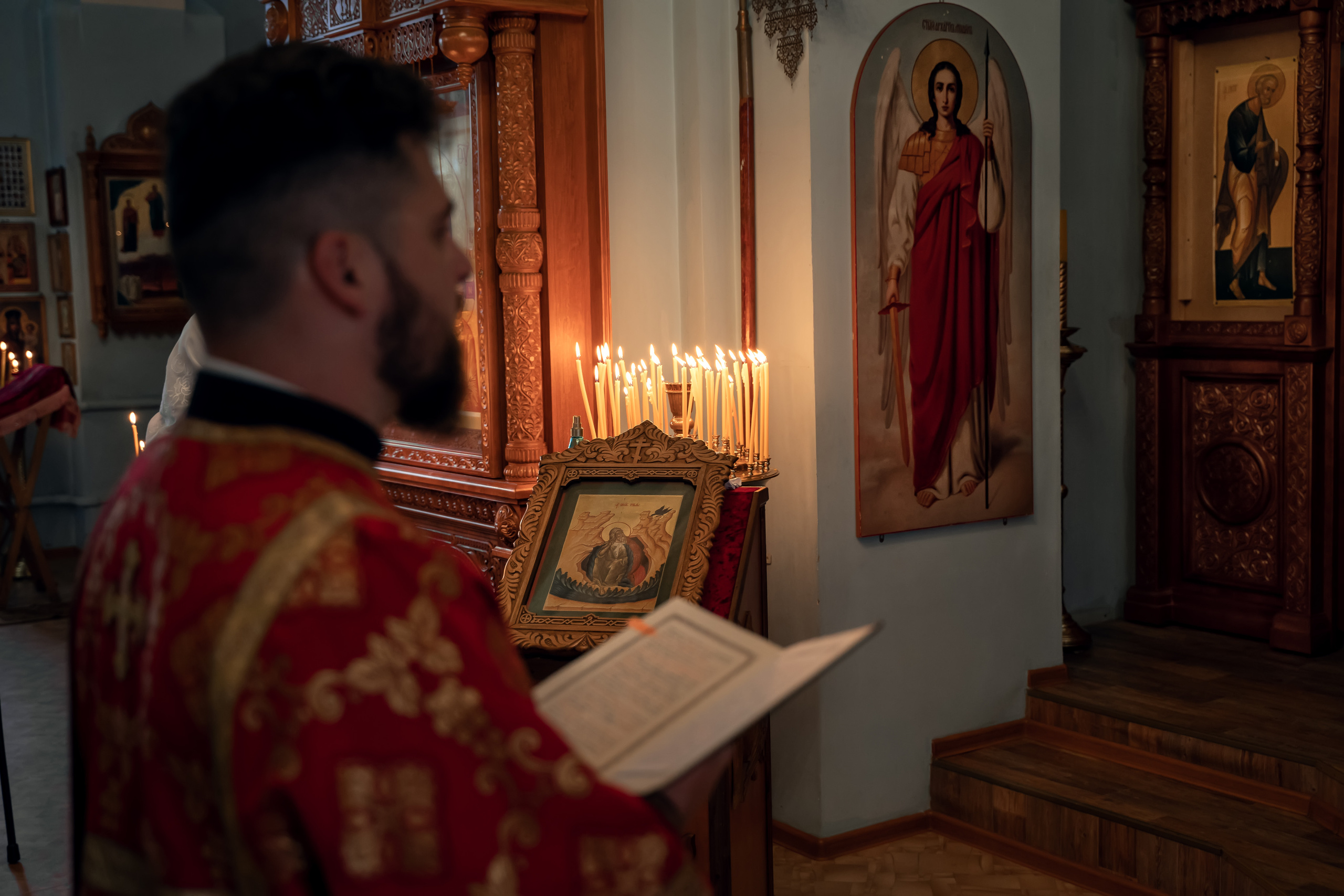 Престольный праздник в Ильинском храме с. Ильинка Тульская область. Церковный фотограф Севастополь