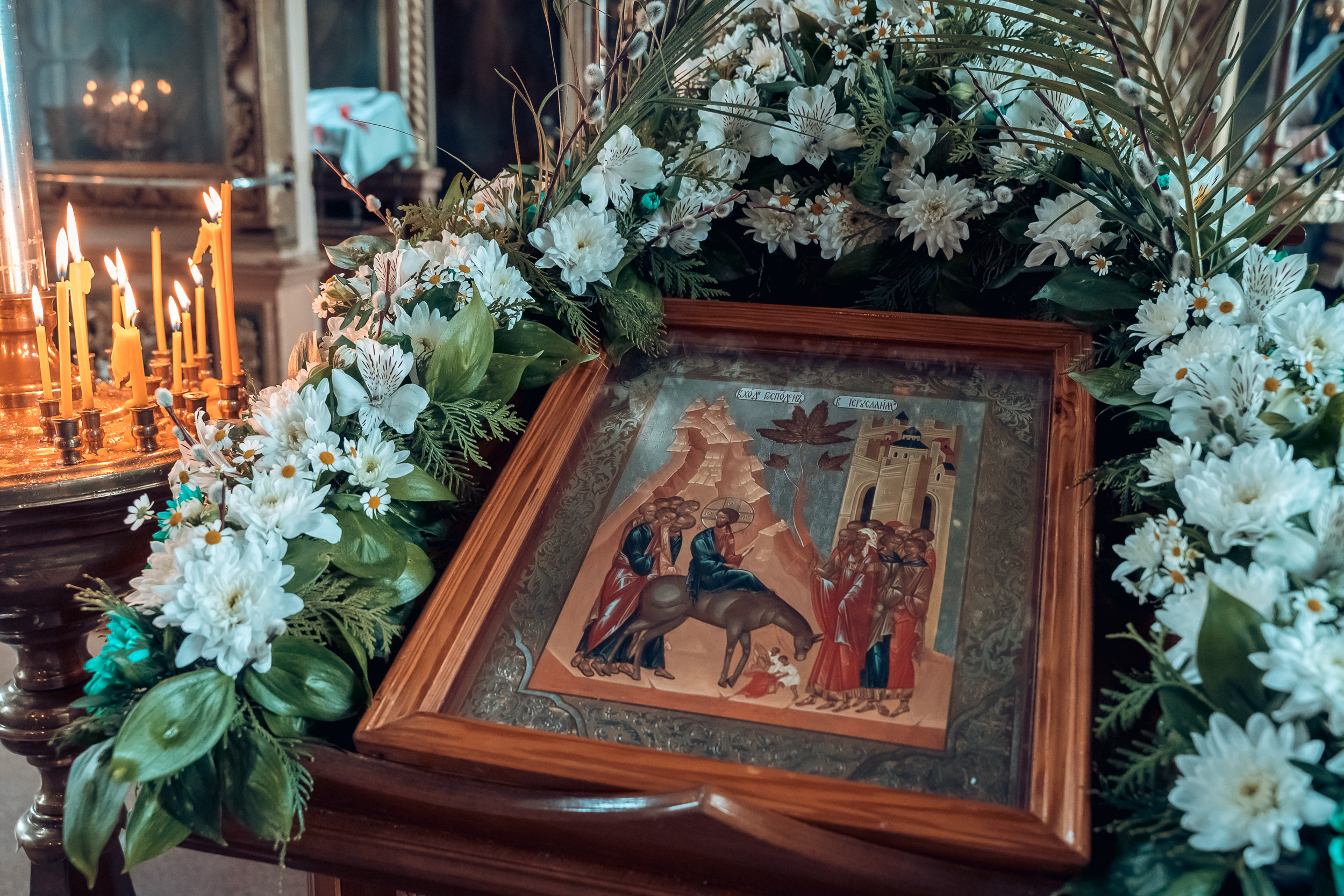 Вход Господень в Иерусалим в храме Димитрия Солунского г. Тула. Церковный фотограф Севастополь