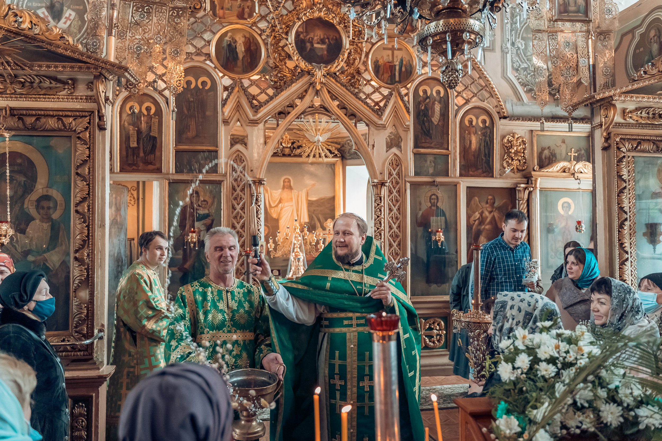 Вход Господень в Иерусалим в храме Димитрия Солунского г. Тула. Церковный фотограф Севастополь