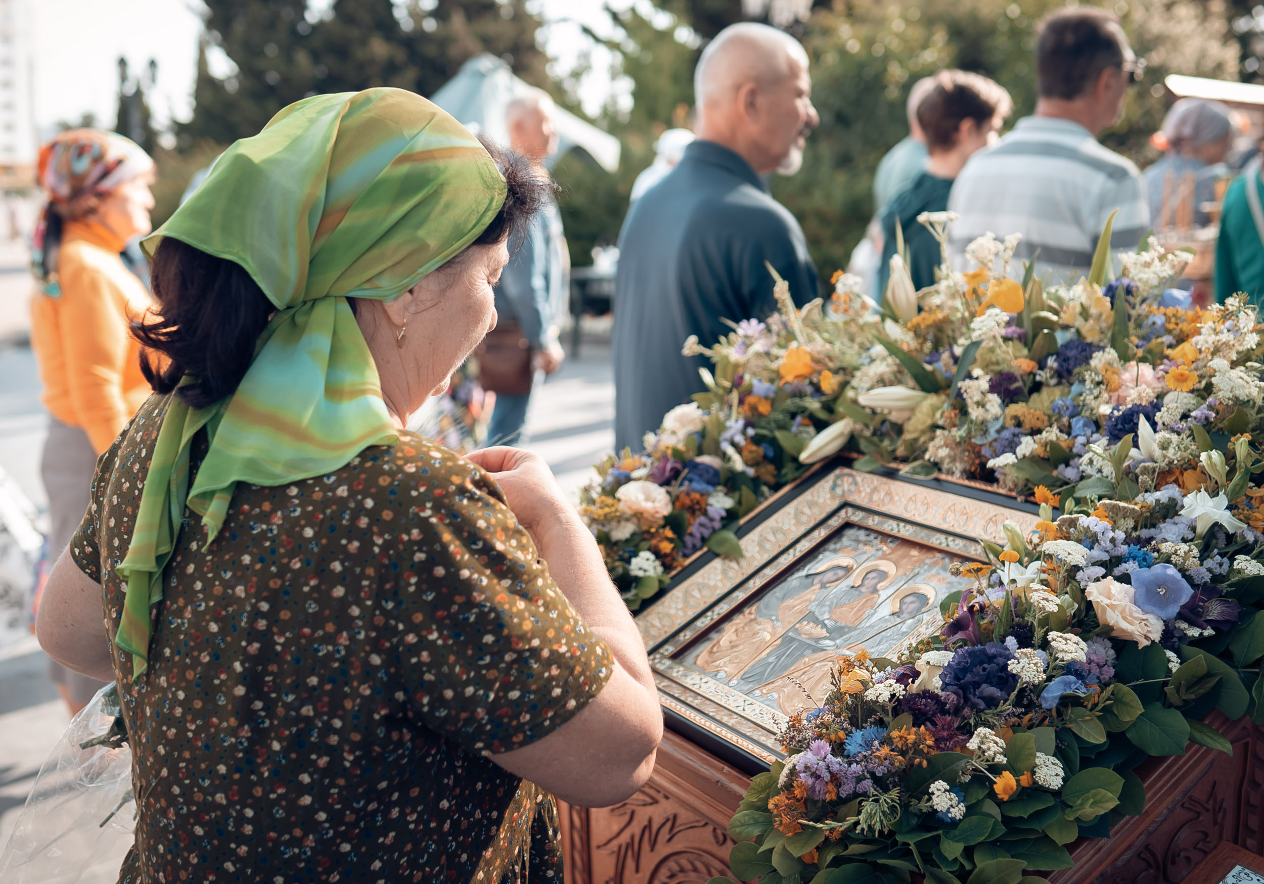 Праздник Святой Троицы в храме Прп. Сергия Радонежского г. Севастополь. Церковный фотограф Севастополь