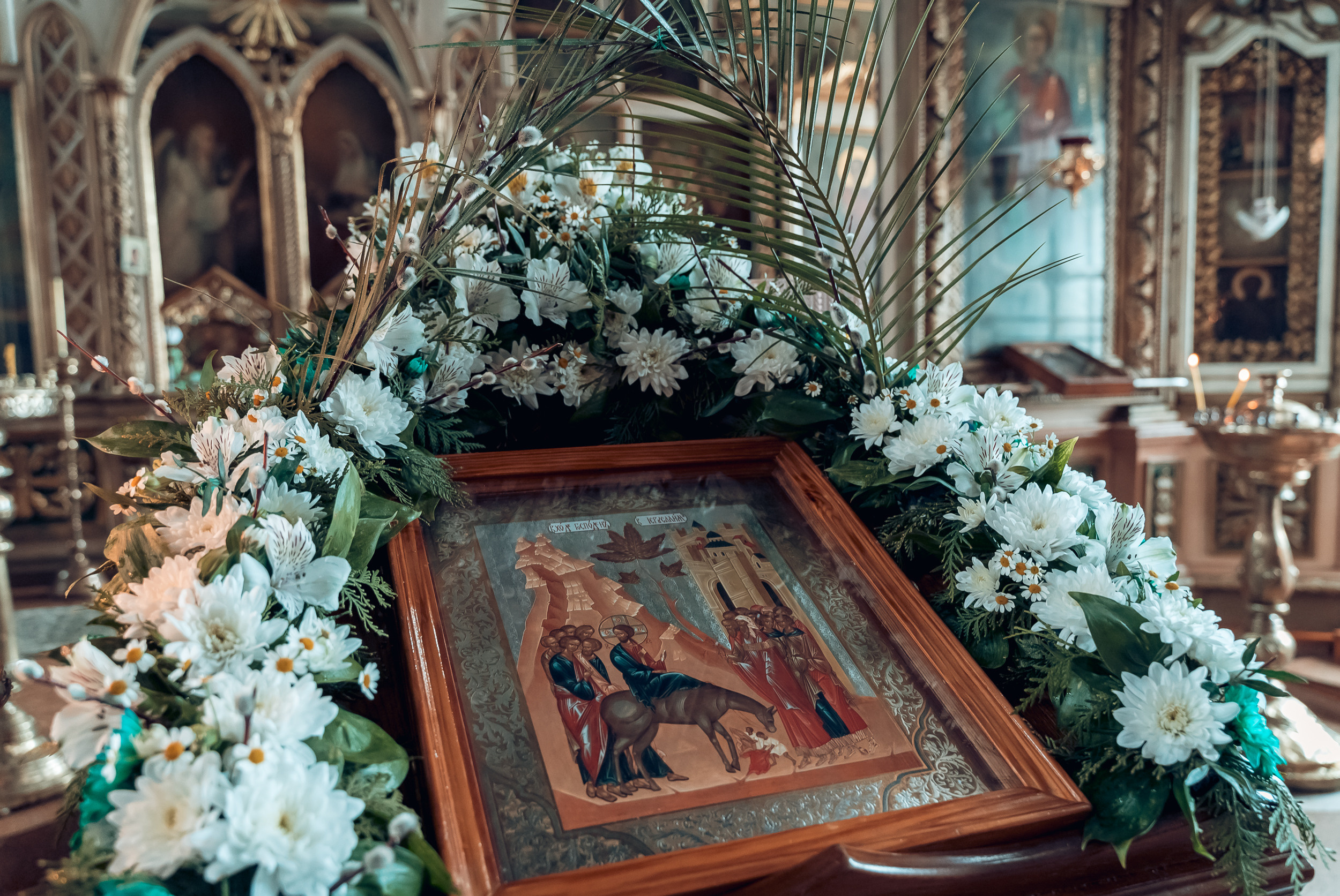 Вход Господень в Иерусалим в храме Димитрия Солунского г. Тула. Церковный фотограф Севастополь
