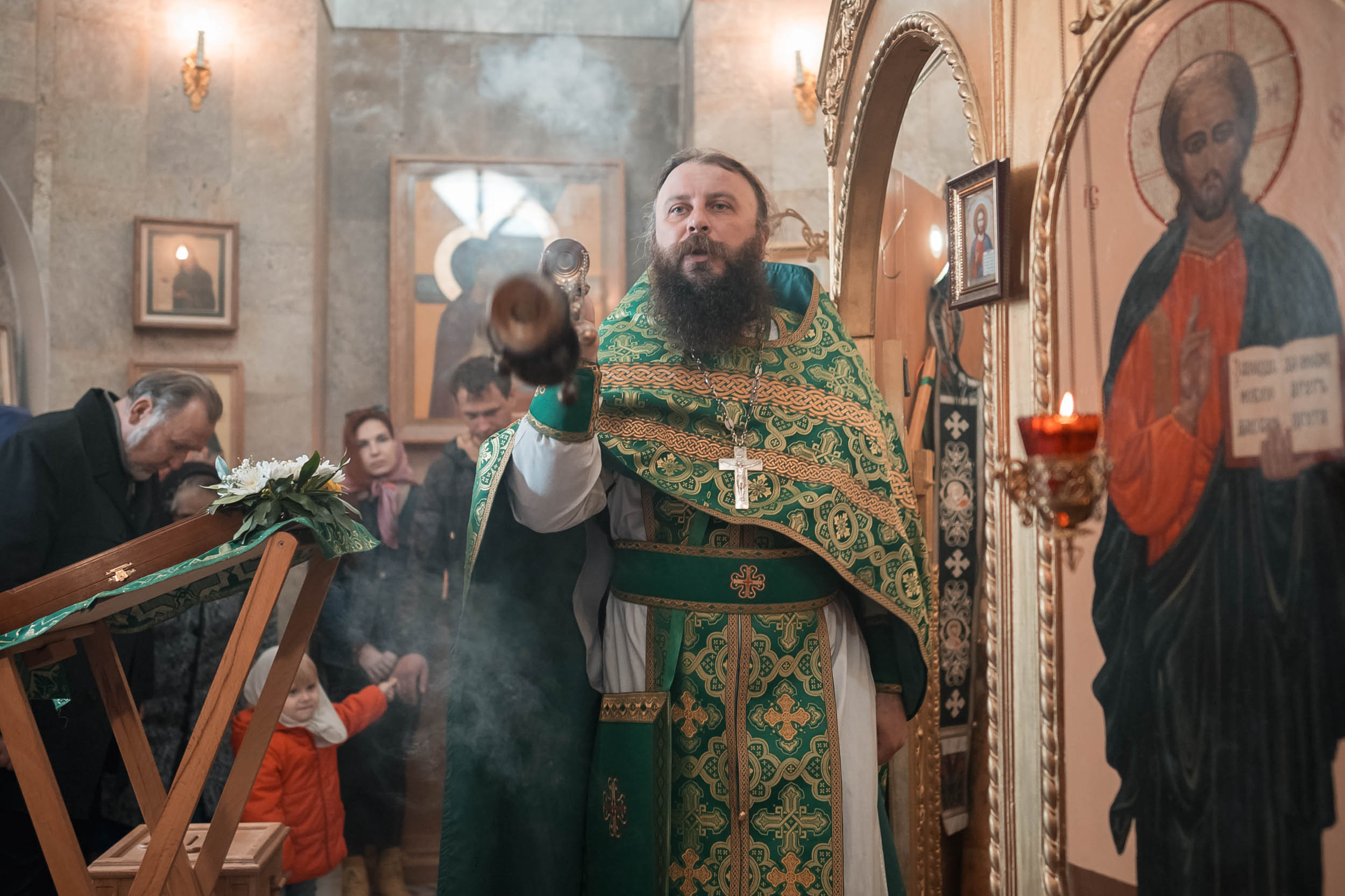 Вход Господень в Иерусалим в храме вмч. Георгия Победоносца г. Севастополь. Церковный фотограф Севастополь