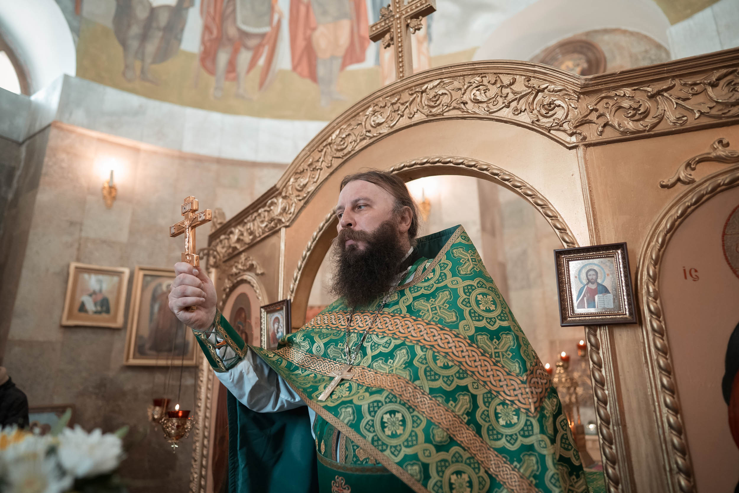 Вход Господень в Иерусалим в храме вмч. Георгия Победоносца г. Севастополь. Церковный фотограф Севастополь