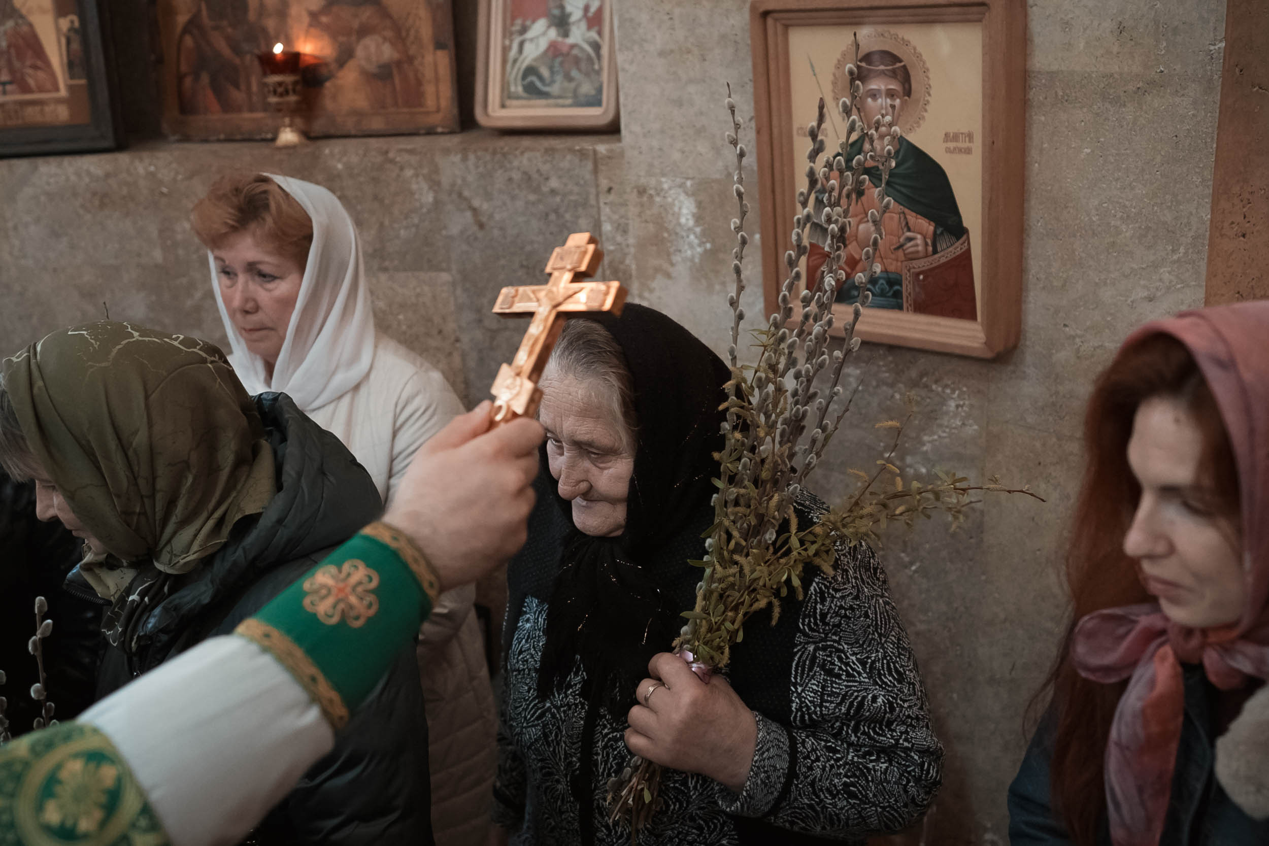 Вход Господень в Иерусалим в храме вмч. Георгия Победоносца г. Севастополь. Церковный фотограф Севастополь