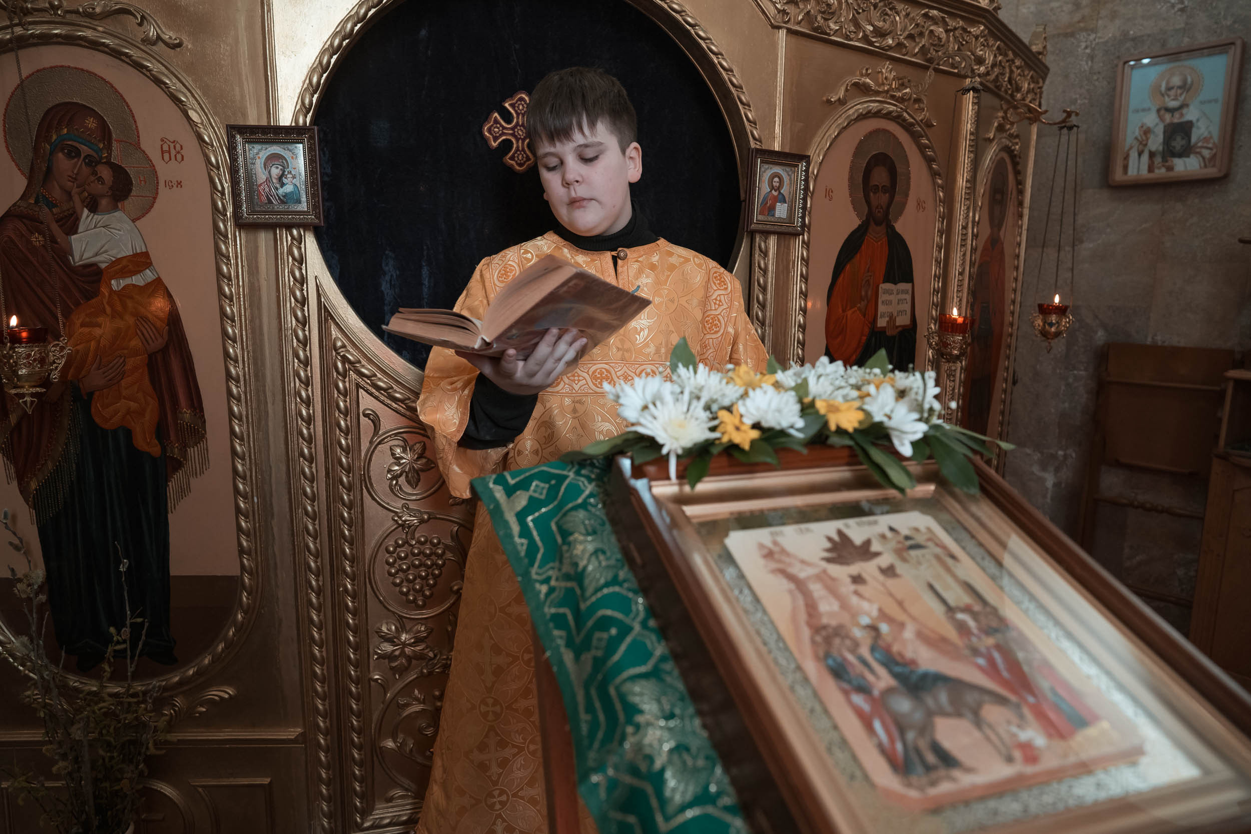 Вход Господень в Иерусалим в храме вмч. Георгия Победоносца г. Севастополь. Церковный фотограф Севастополь