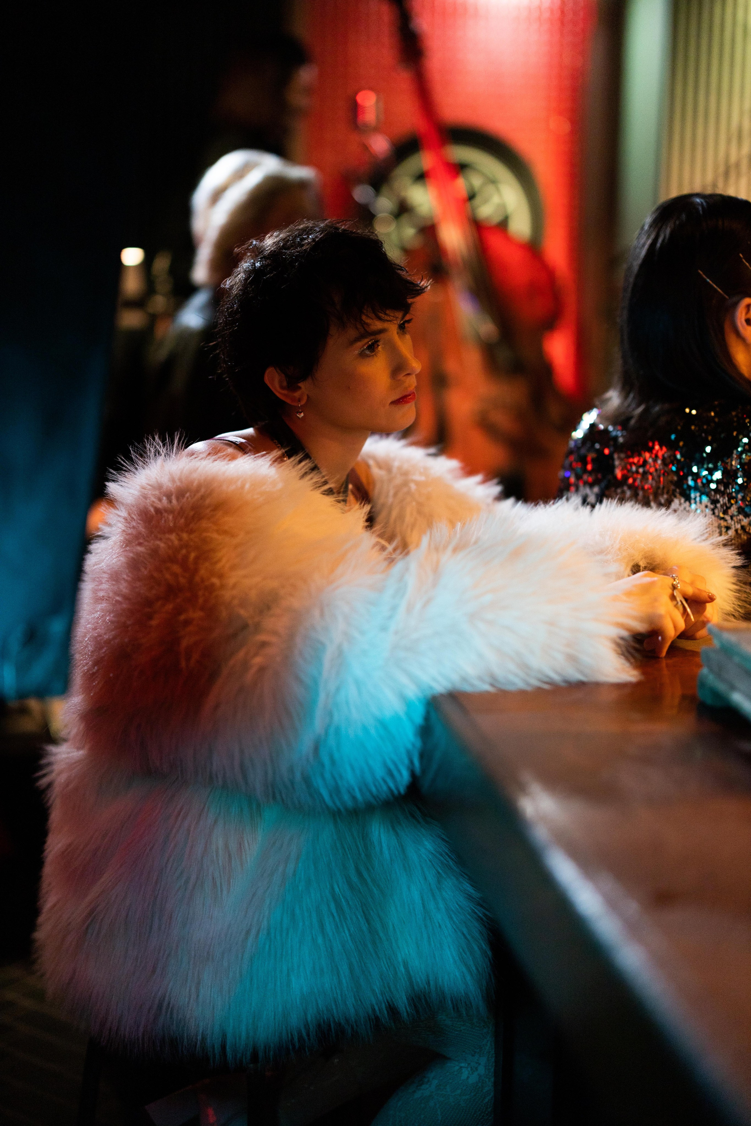 Film backstage. VICTORIA SHU