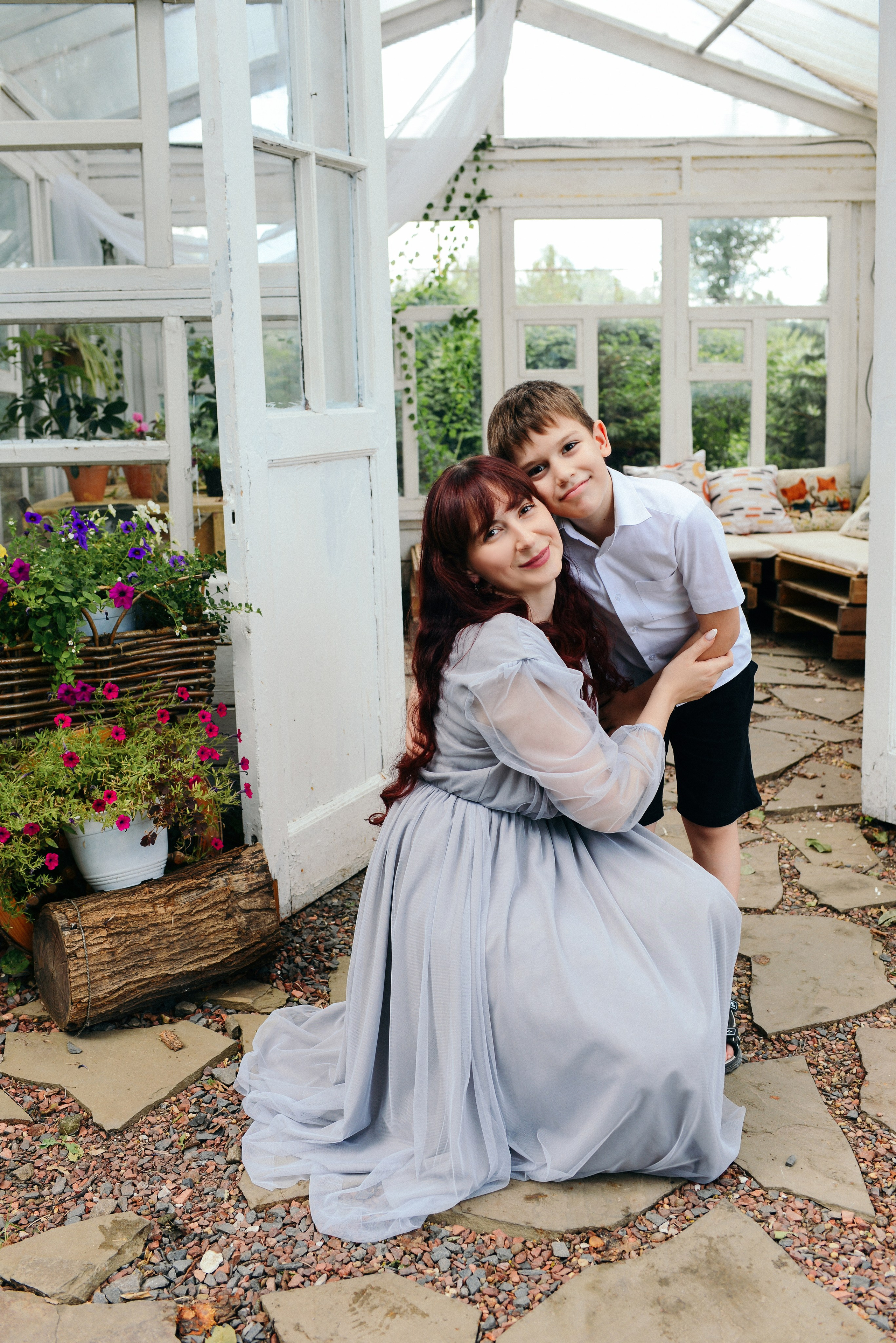 Вера, ромашки и Рома). Фотограф Ярута Оксана / Ростов-на-Дону