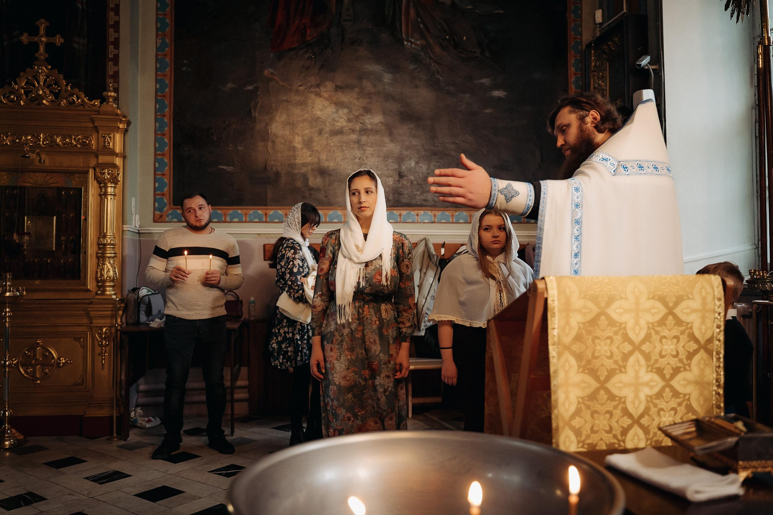 Фотограф на крещение в Балашихе в Церкви Рождества