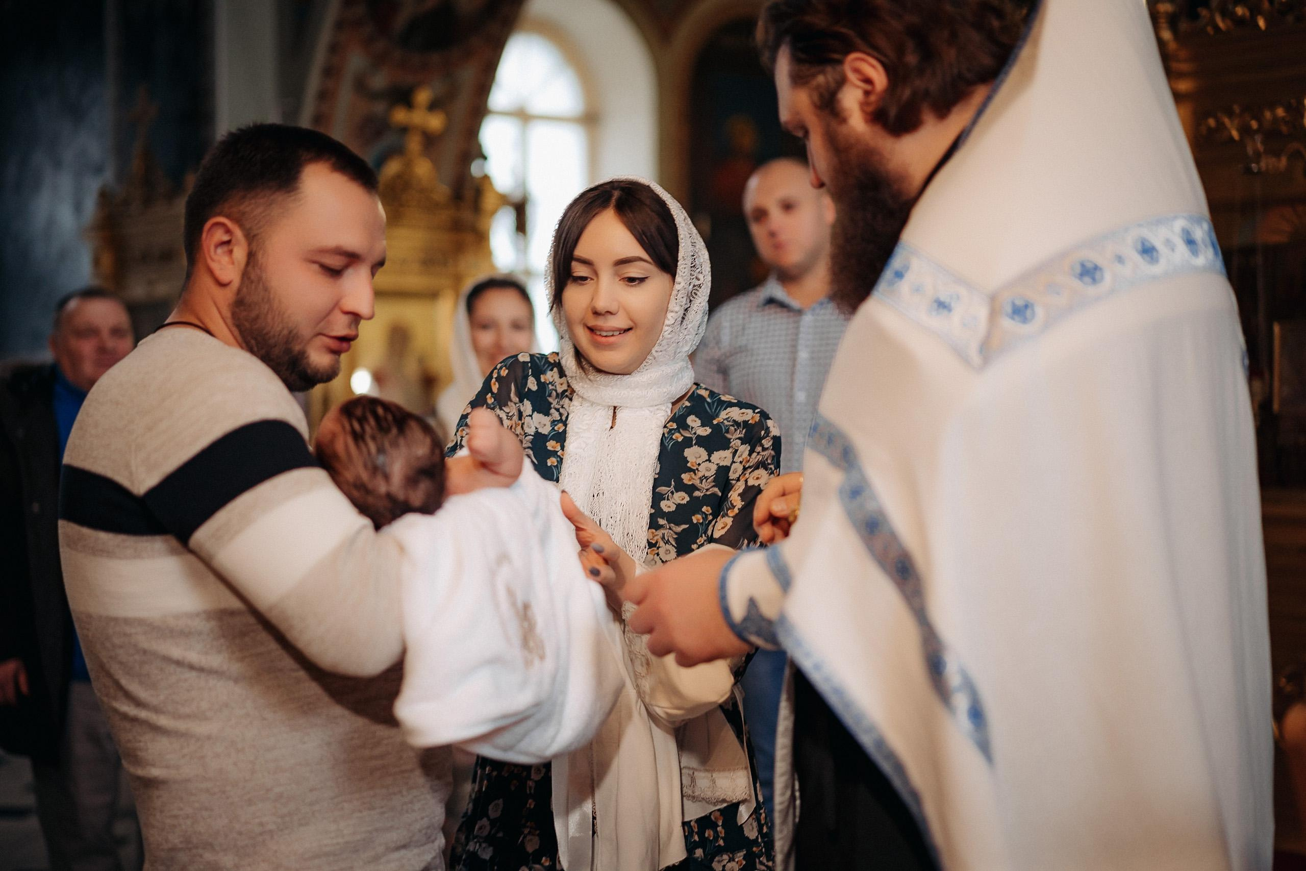 Фотограф на крещение в Балашихе в Церкви Рождества