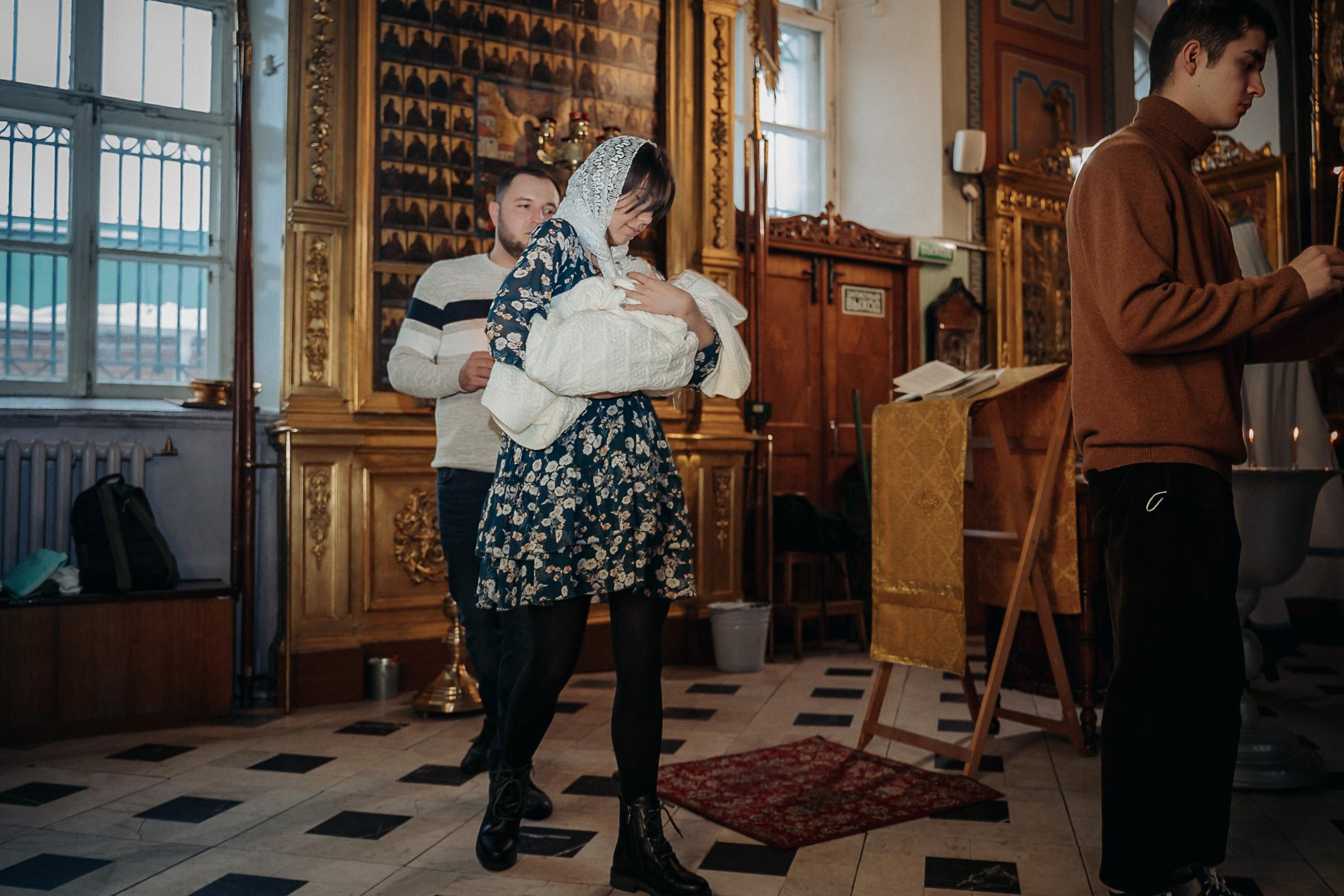 Фотограф на крещение в Балашихе в Церкви Рождества