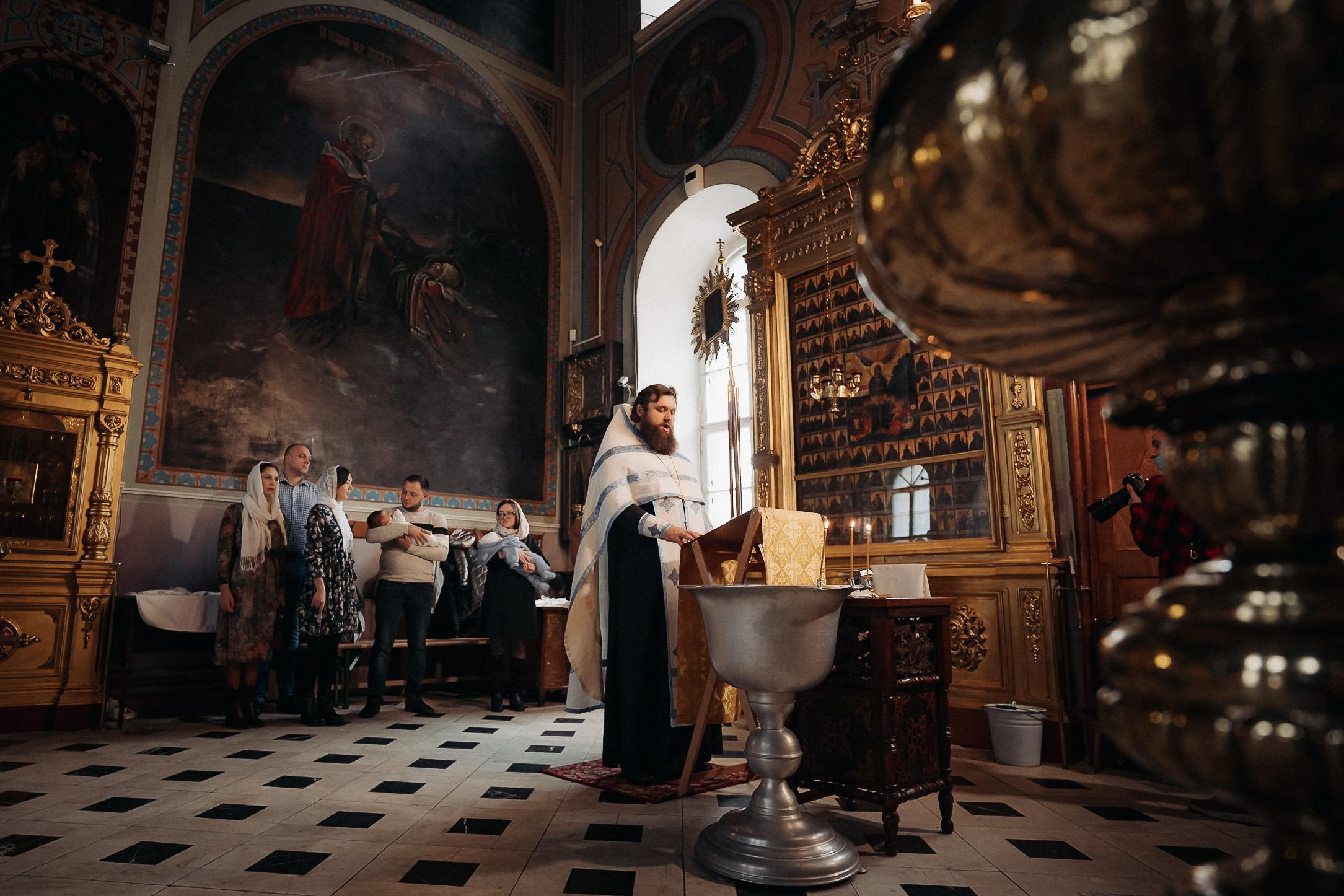Фотограф на крещение в Балашихе в Церкви Рождества