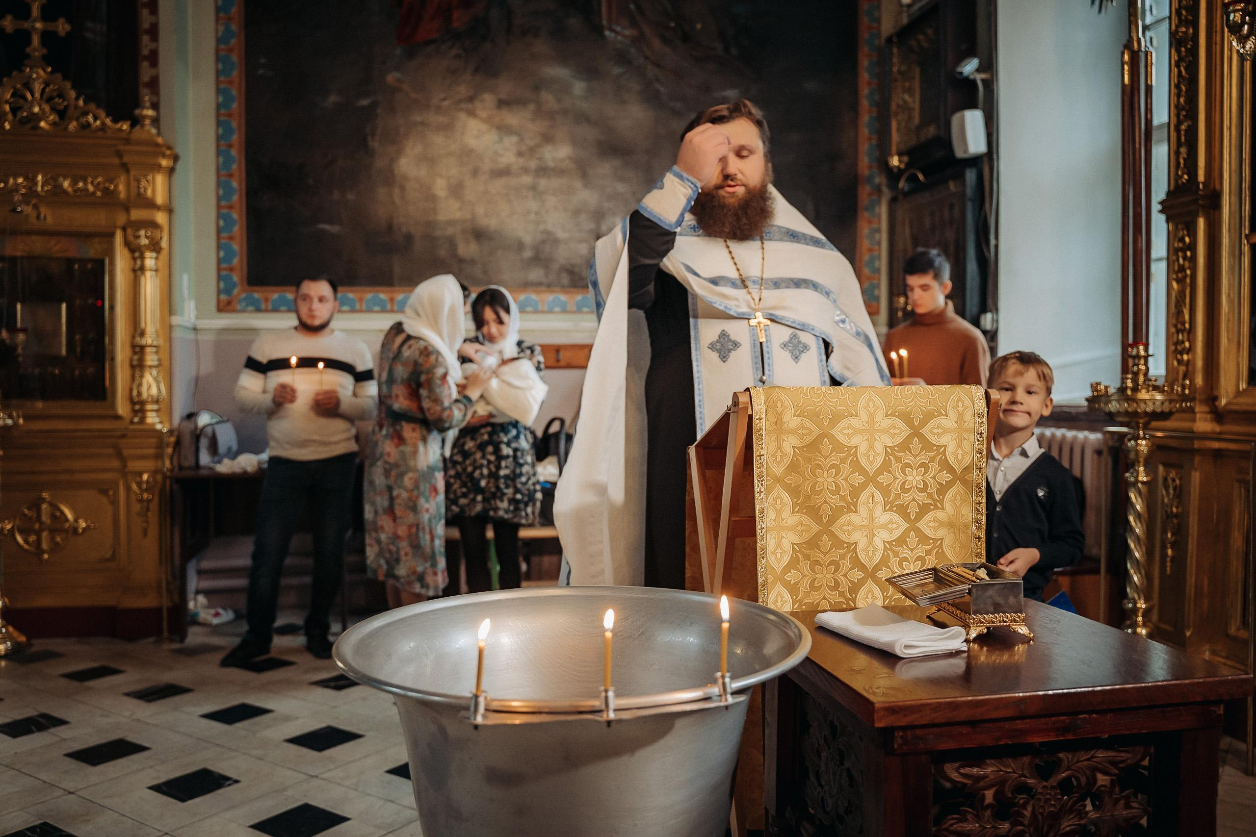 Фотограф на крещение в Балашихе в Церкви Рождества