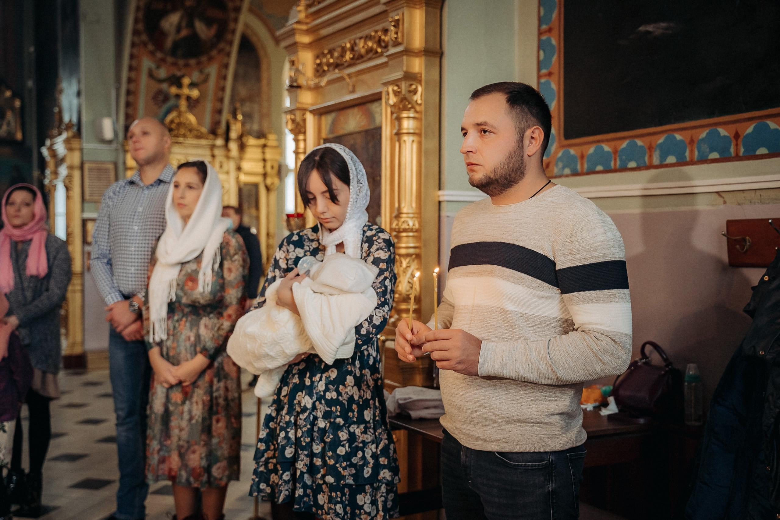 Фотограф на крещение в Балашихе в Церкви Рождества
