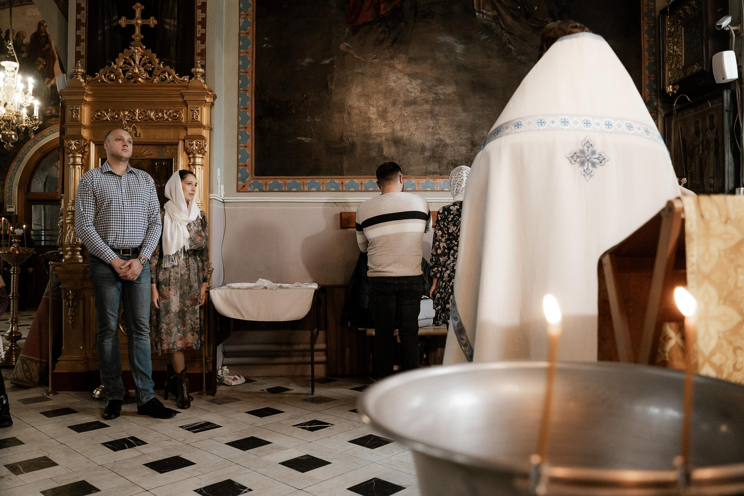 Фотограф на крещение в Балашихе в Церкви Рождества