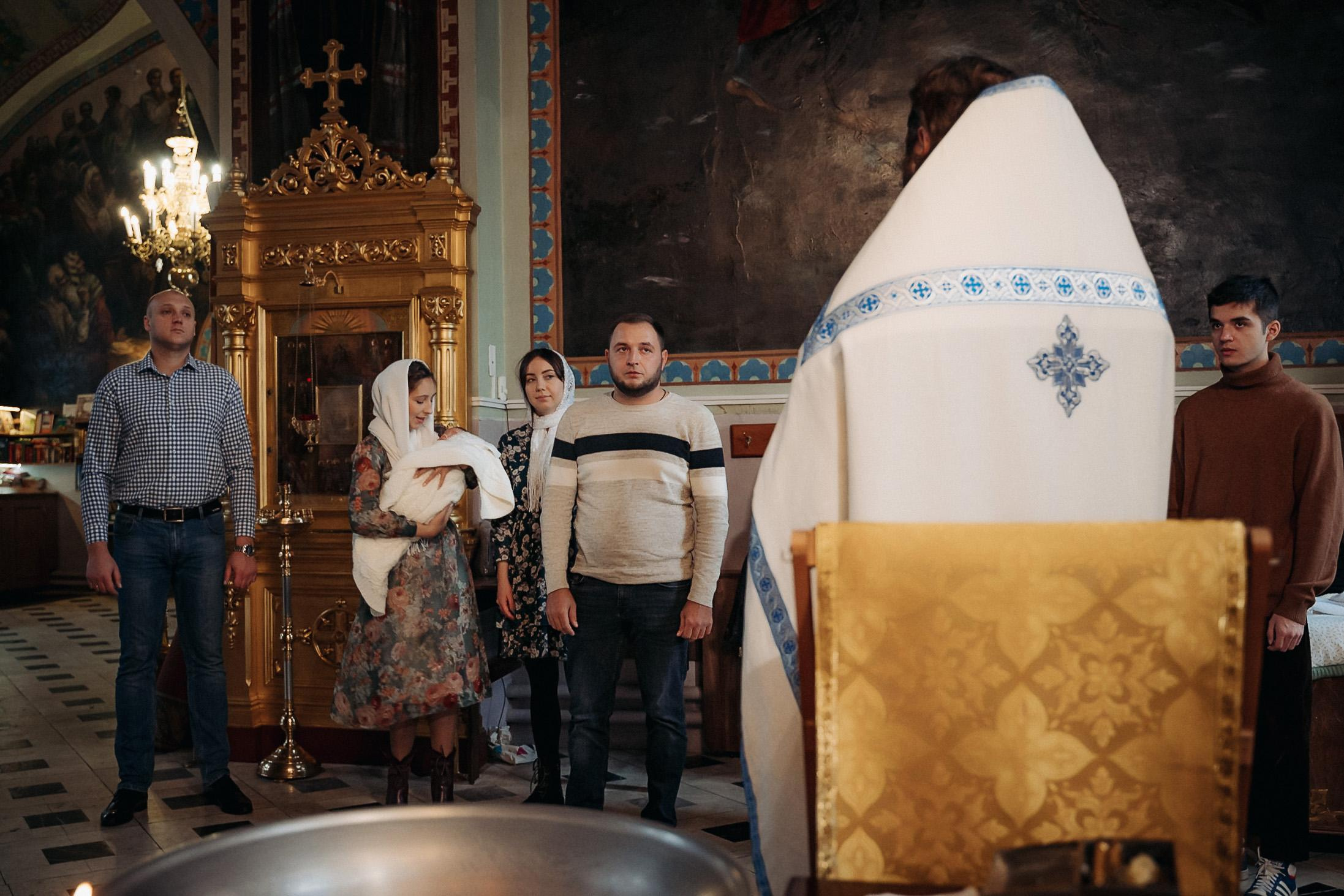Фотограф на крещение в Балашихе в Церкви Рождества